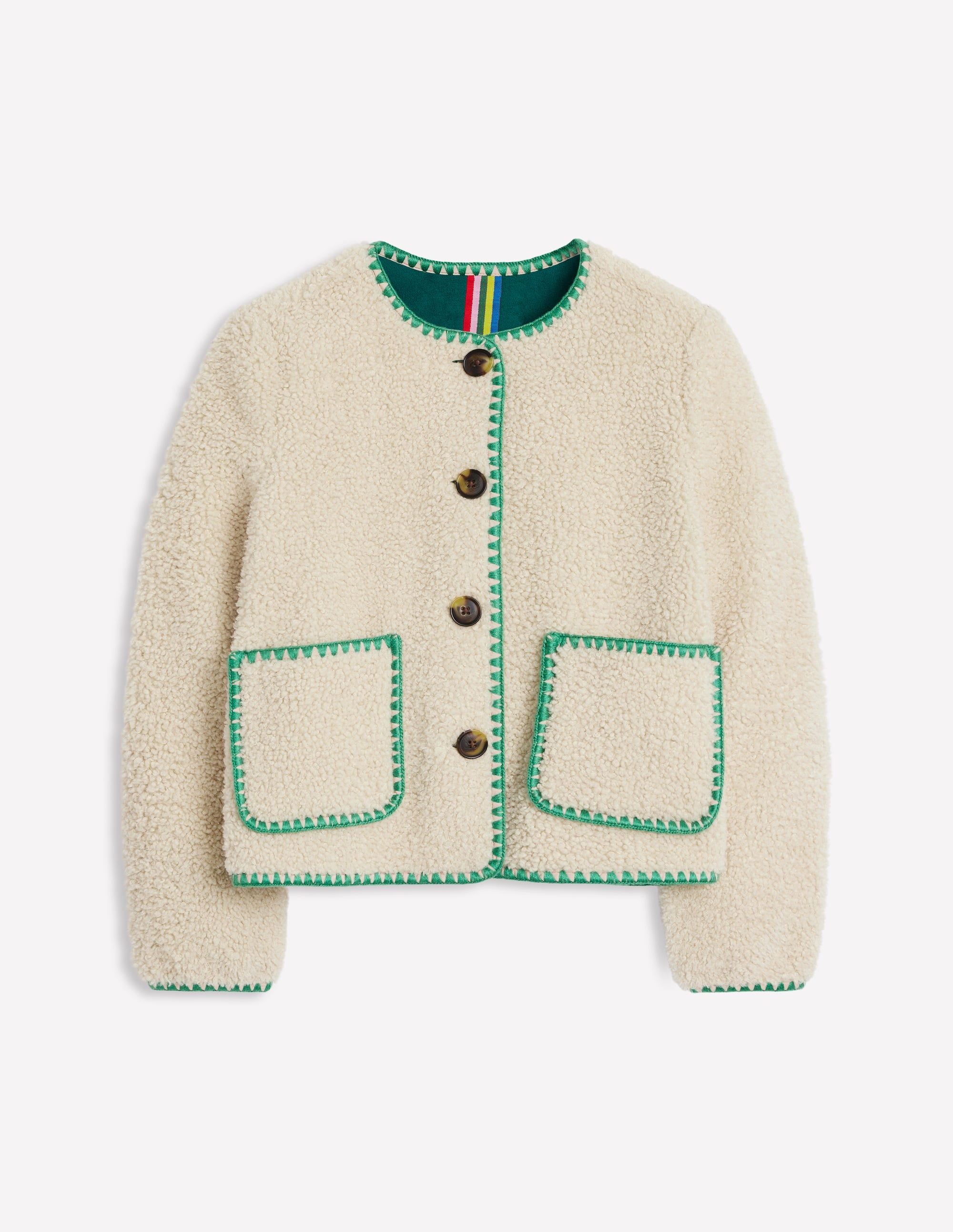  Highbury Casual Jacket-Neutral Borg、mySite、ashleygrahame