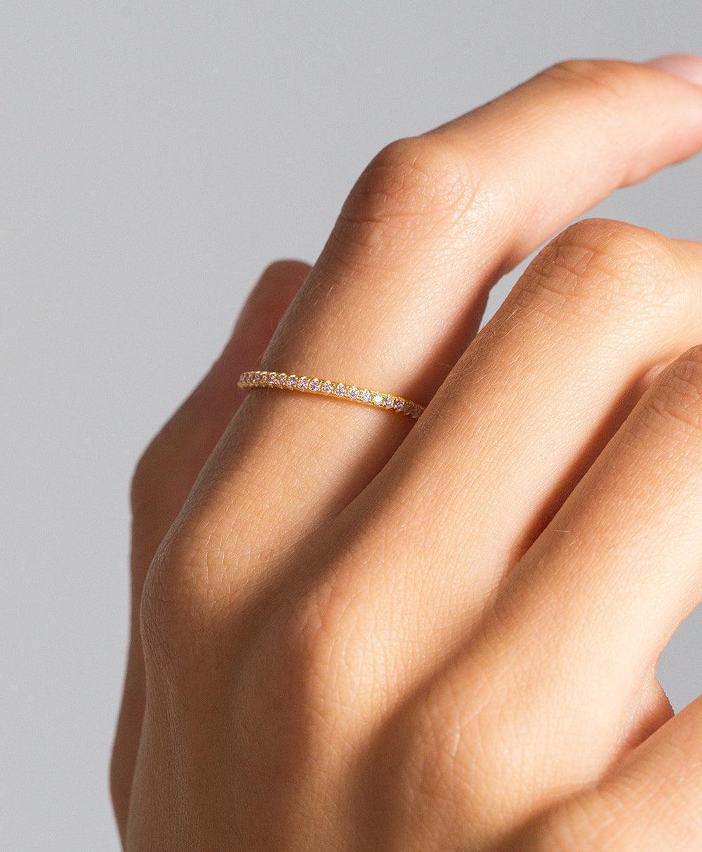 Mila Ring Rose 18ct Gold Plated、mySite、botmansion