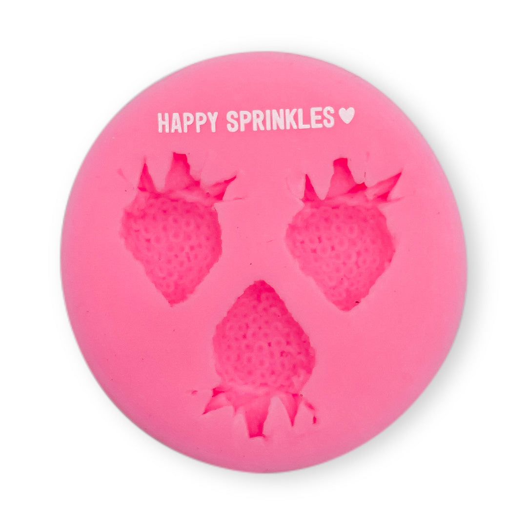  SALE - Silikonform Mini Erdbeeren、mySite、elrpsem3k