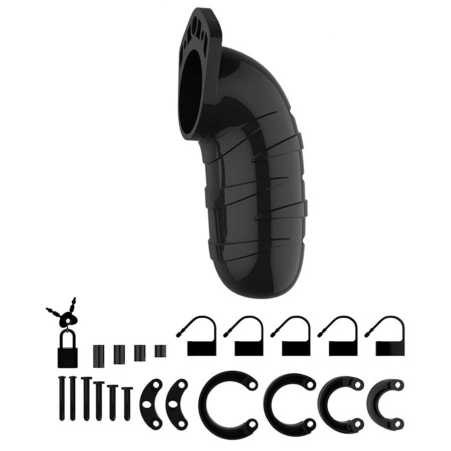 ManCage 5.5 Inch Model 05 Adjustable Male Chastity With Lock、mySite、bottomscart