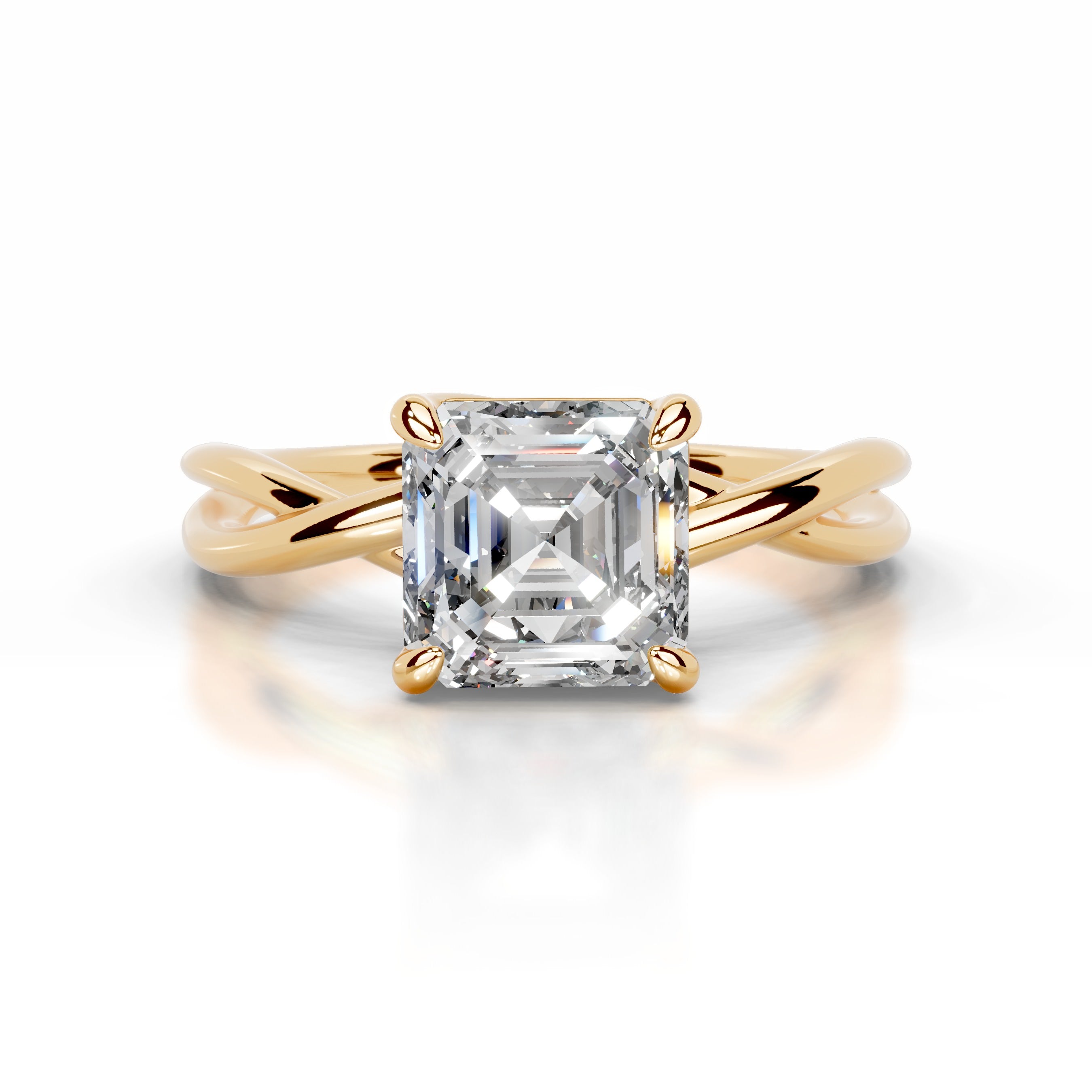 Billie Diamond Engagement Ring - 18K Yellow Gold、mySite、hinf8tx79
