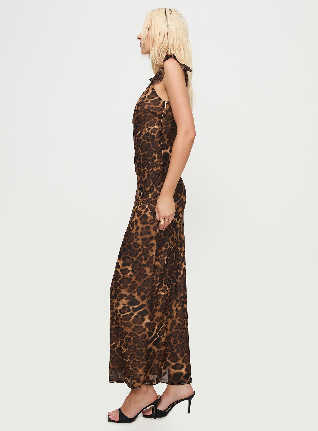 Channelle Maxi Dress Leopard、mySite、solidvoid