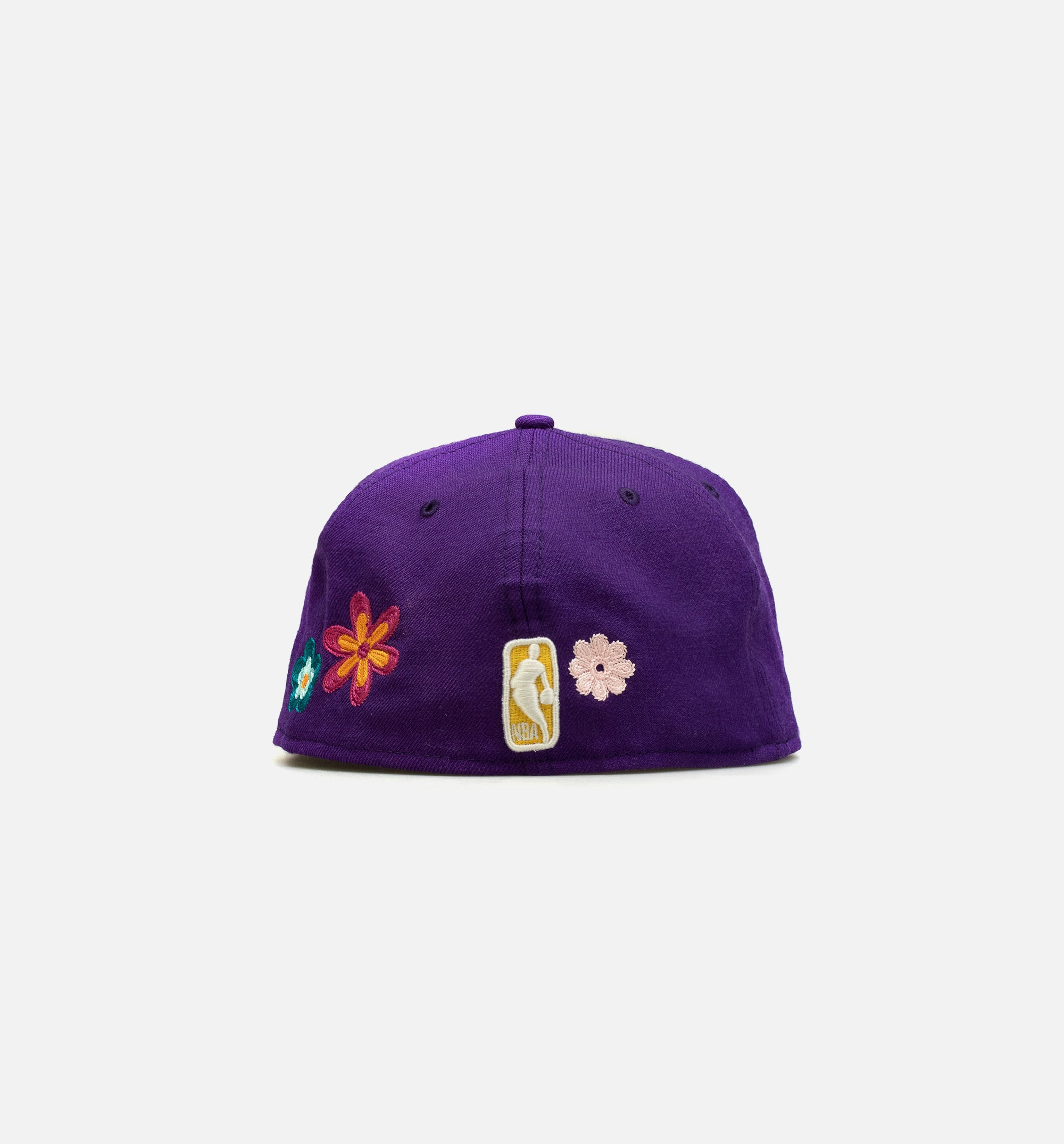Los Angeles Lakers 59Fifty Flower Mens Hat - Purple、mySite、dreamappss