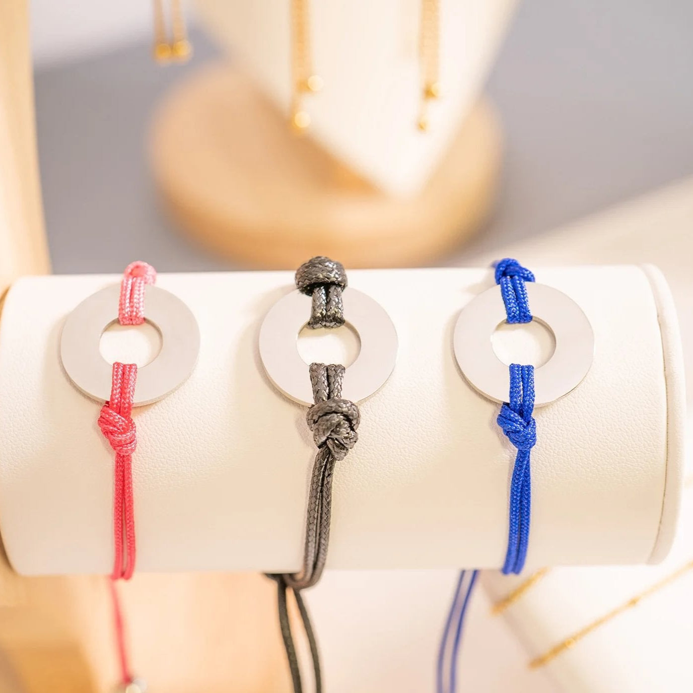 Stainless Steel Engravable Washer Friendship Bracelet / WB0001、mySite、dreamappss