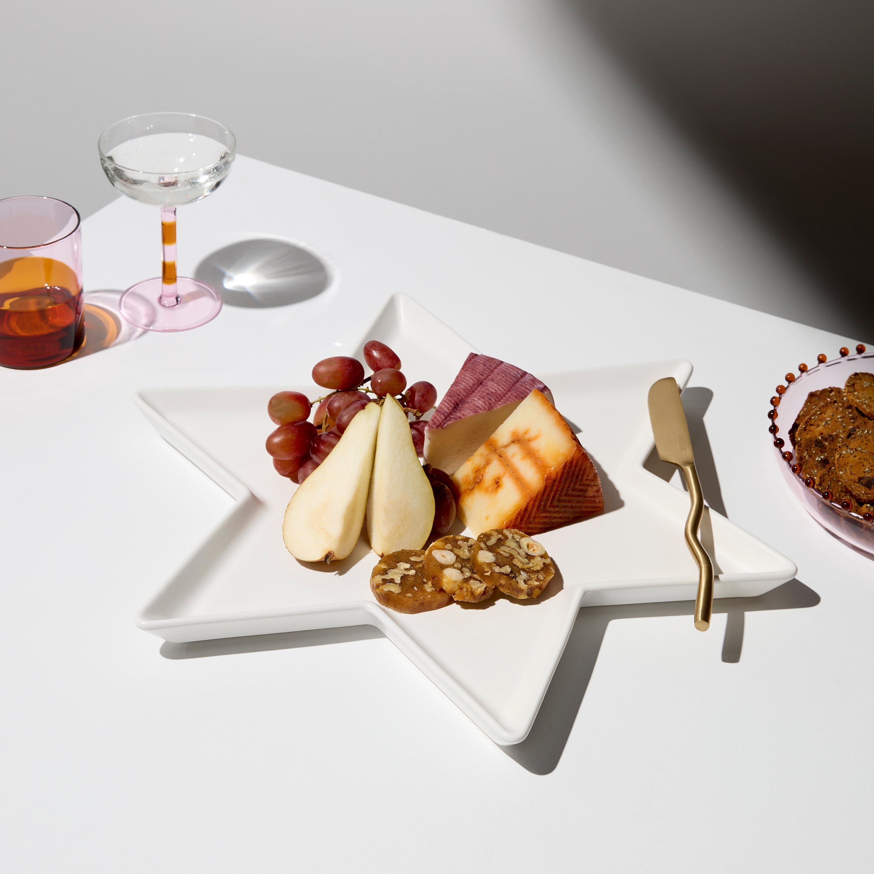 Ceramic Star of David Platter - White、mySite、topwebapps