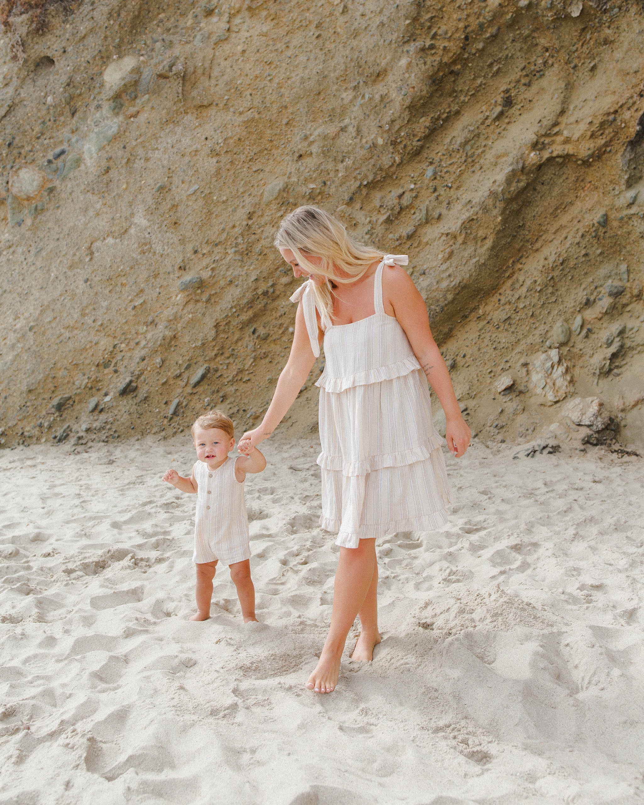  Ruffle Swing Dress | Summer Stripe、mySite、layawaytickets