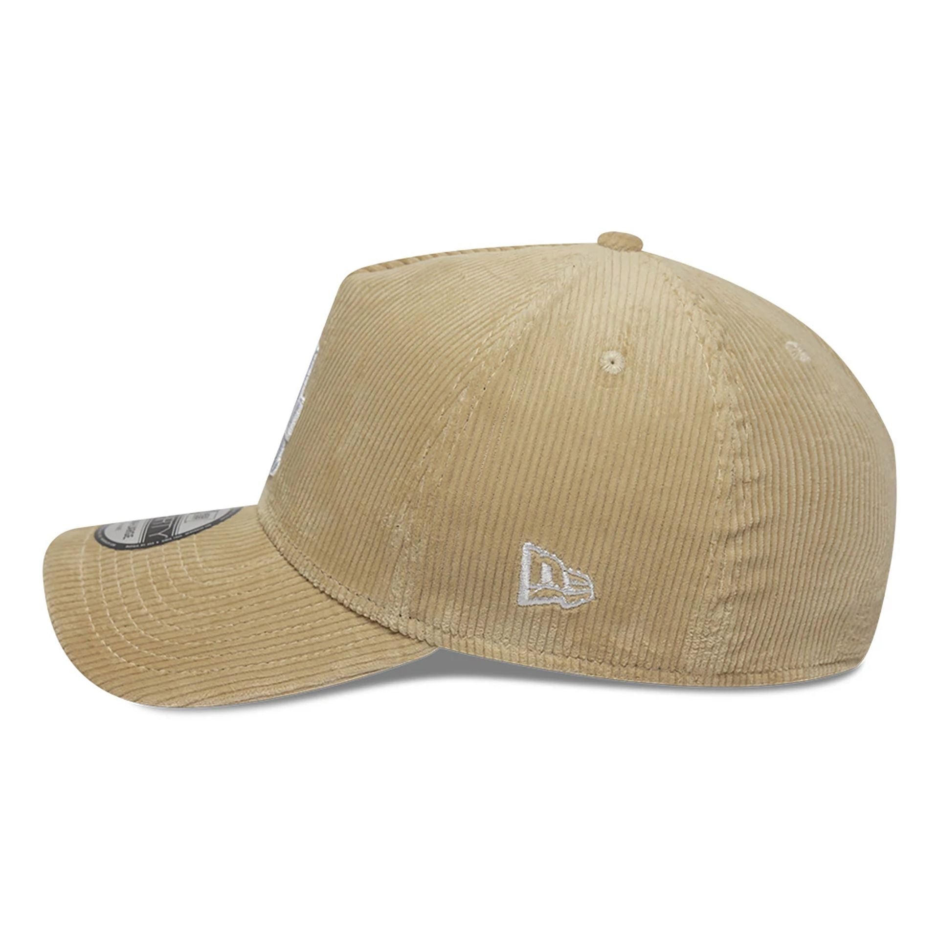 LA Dodgers MLB Cord Light Beige 39THIRTY A-Frame Stretch Fit Cap、mySite、vikingsvslions