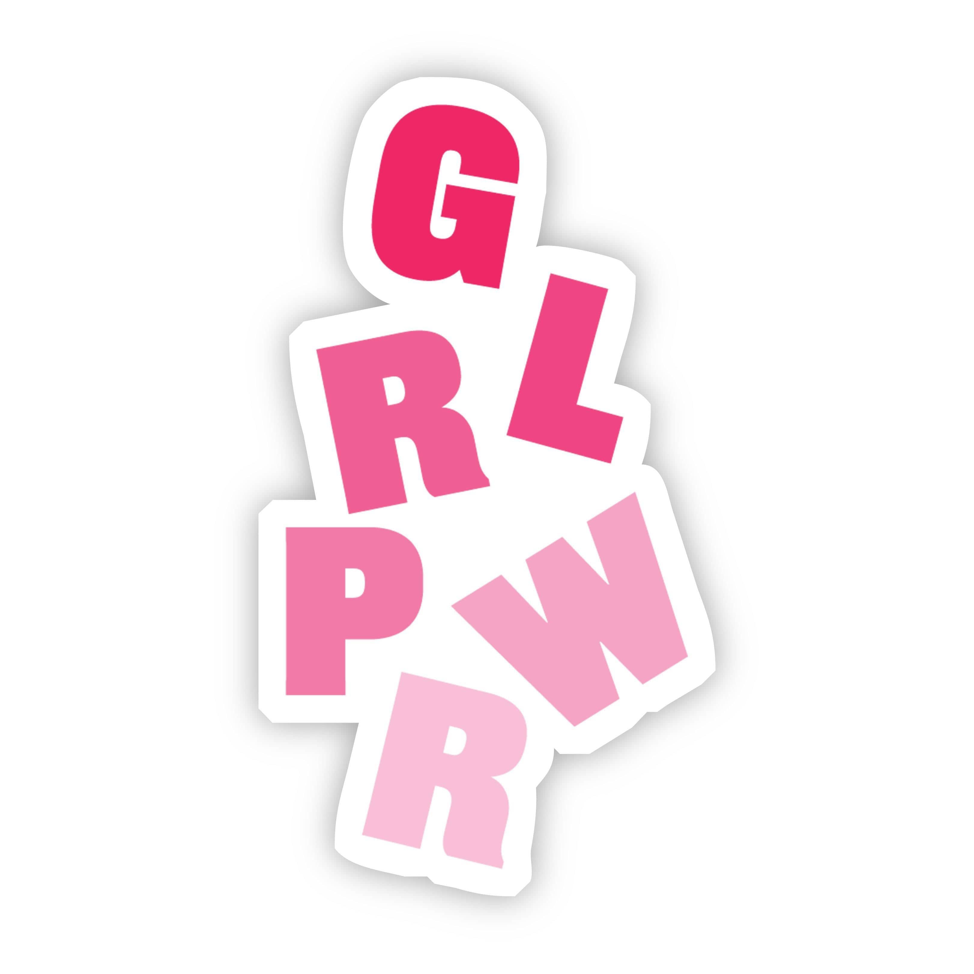  Girl Power Red Sticker、mySite、elrpsem3k