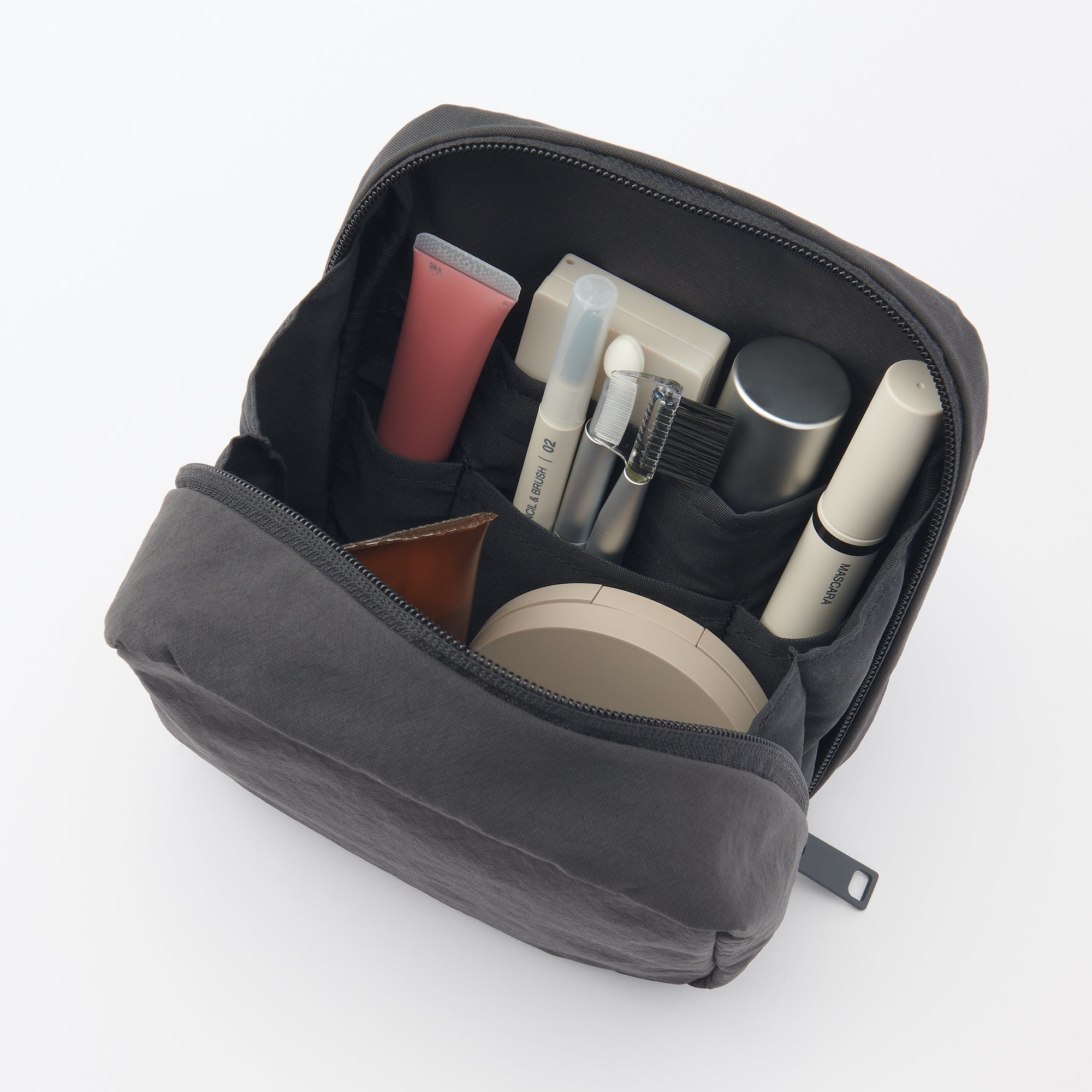  Wrinkled Nylon Wide-Opening Pouch - Square、mySite、sugarbowlscore