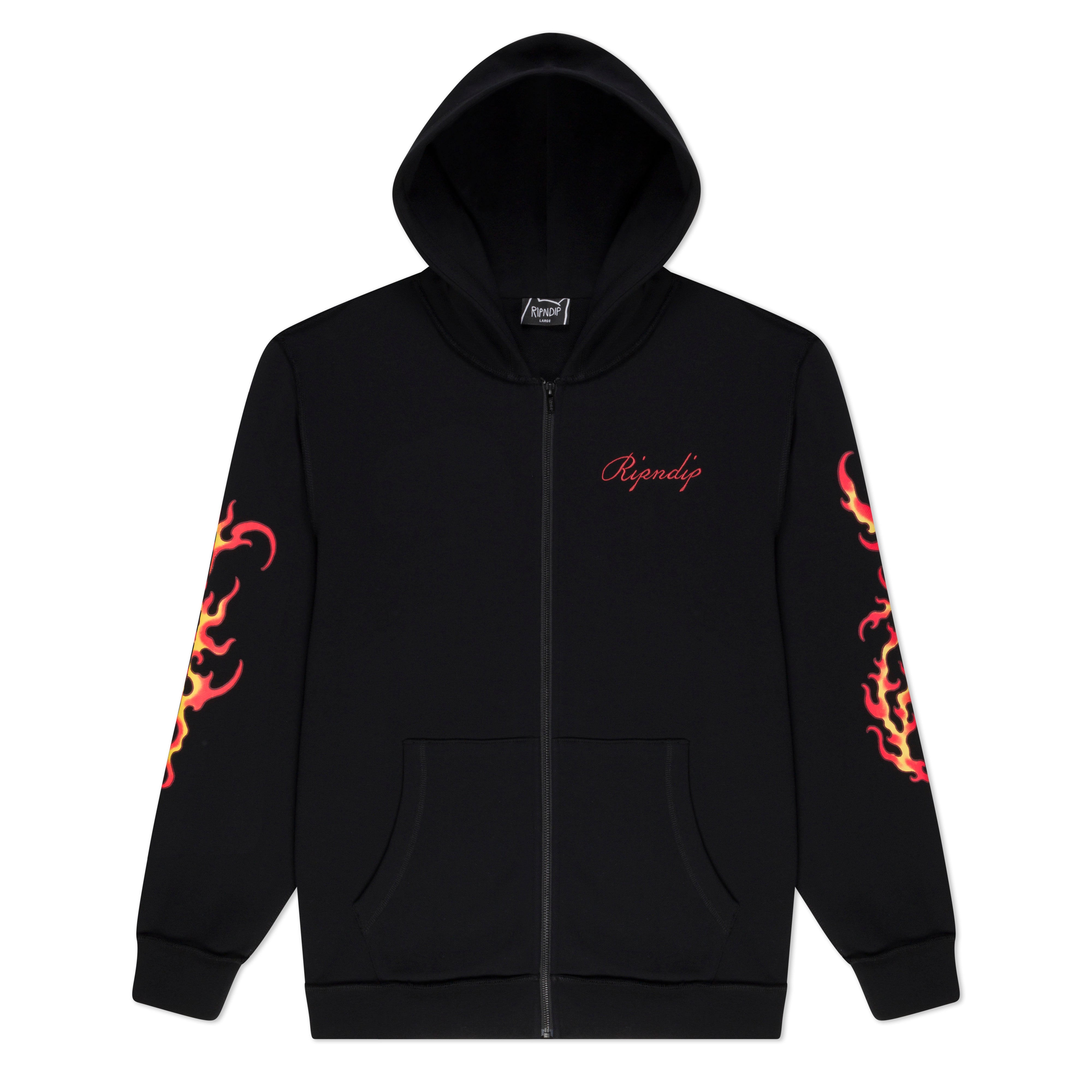  InkEd Zip-Up Hoodie (Black)、mySite、merchandisen