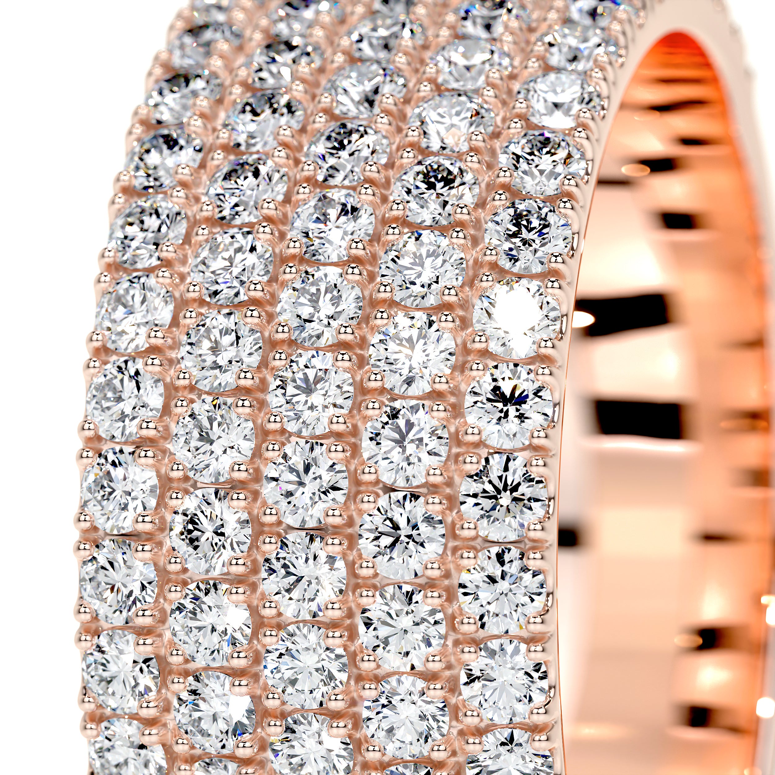 Dakota Lab Grown Diamond Wedding Ring (1.2 Carat) -14K Rose Gold、mySite、hinf8tx79