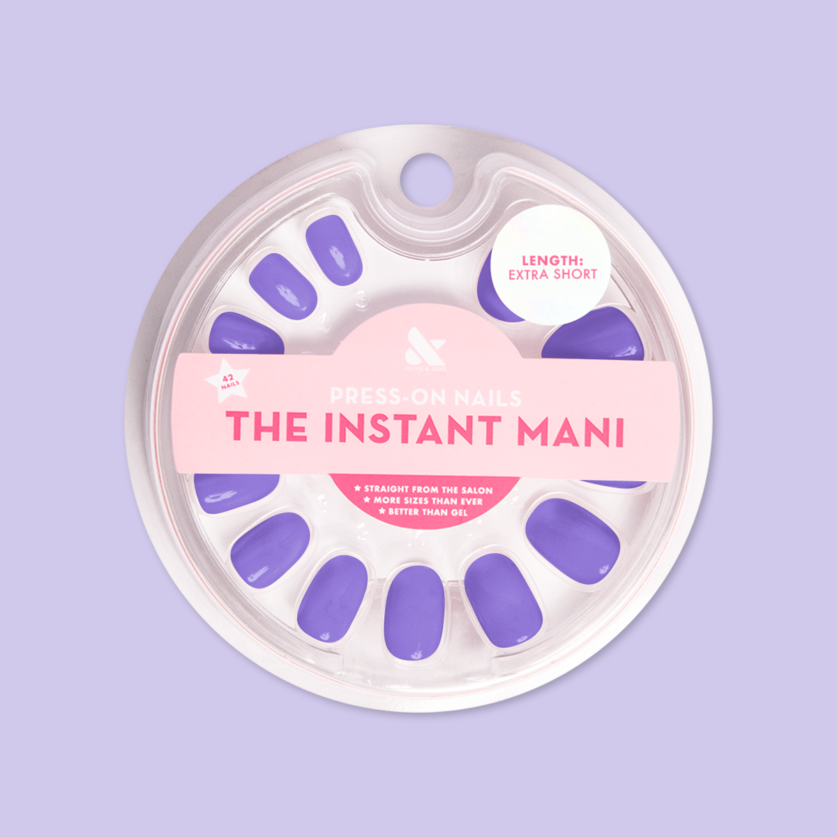 Bold & Unshaken - Press-On | Extra Short | Round - Part of Set、mySite、solidvoid