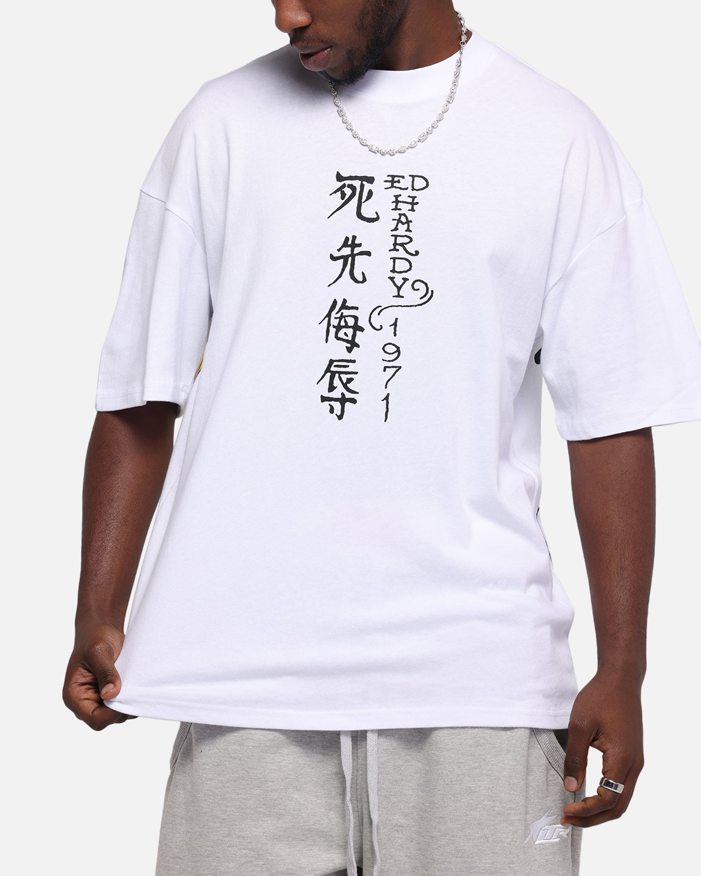 Ed Hardy Skull Sovereign T-Shirt White、mySite、zt4zffjzw