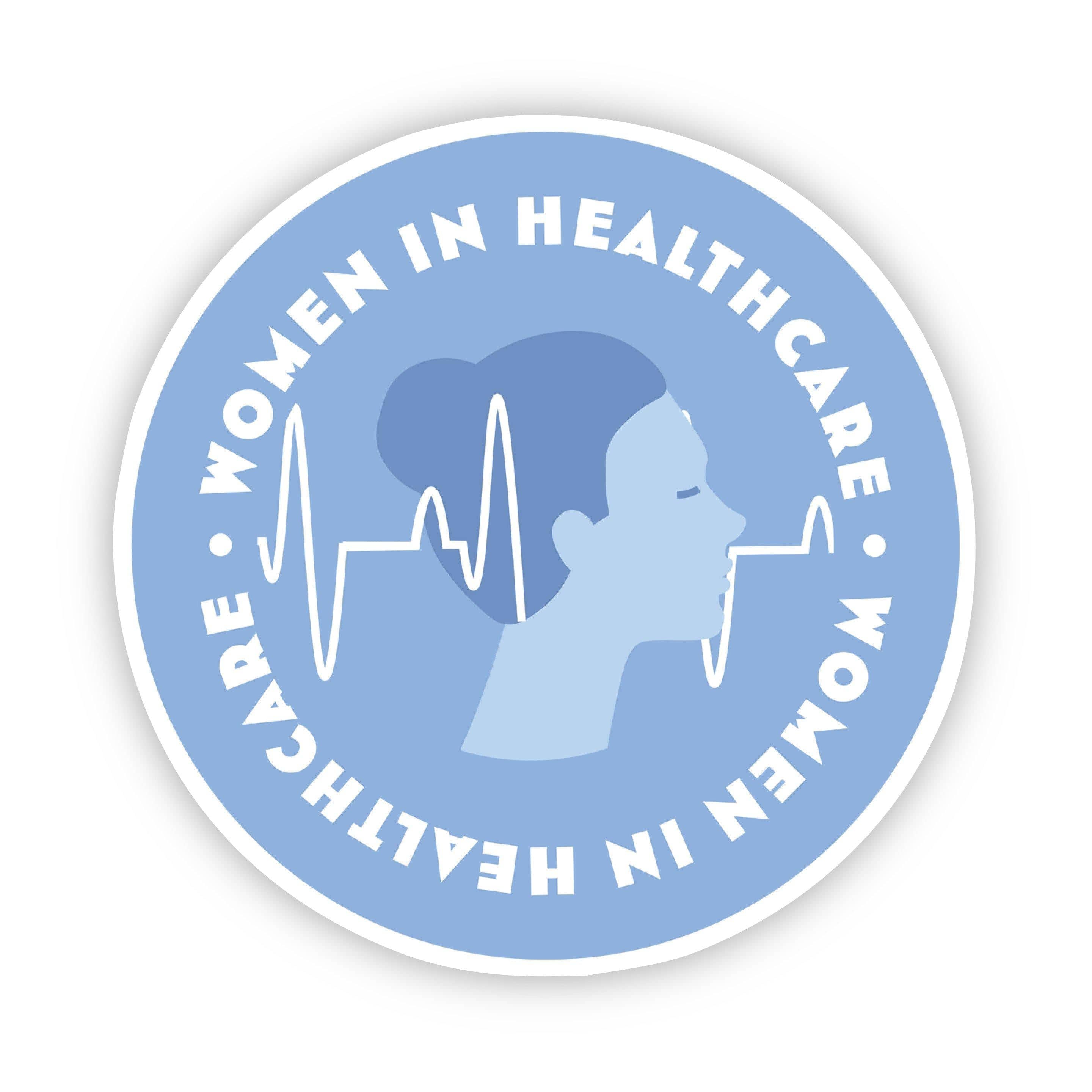  Women in Healthcare Blue Sticker、mySite、elrpsem3k