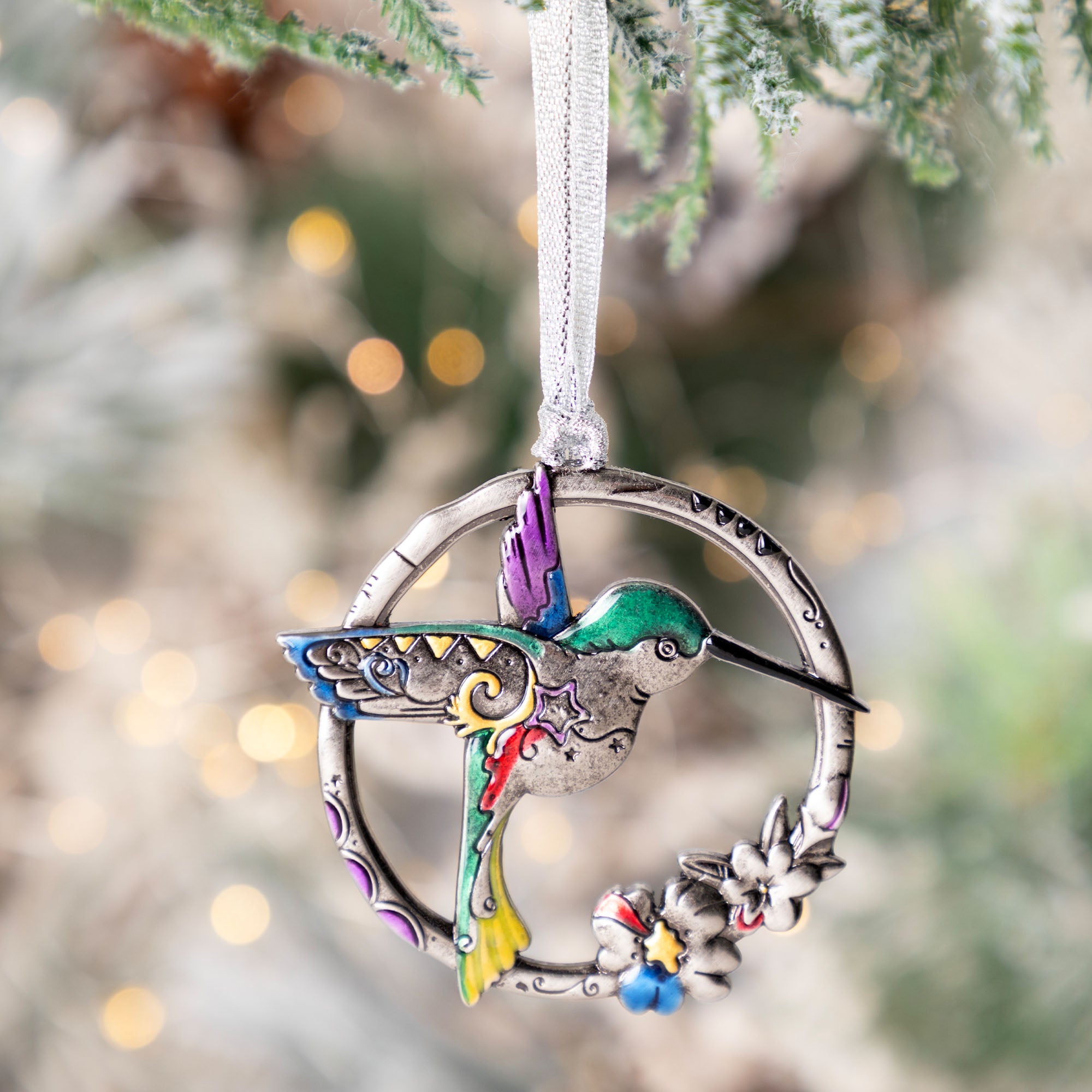 Splash of Color Beautiful Bird Ornament、mySite、camillekostekn