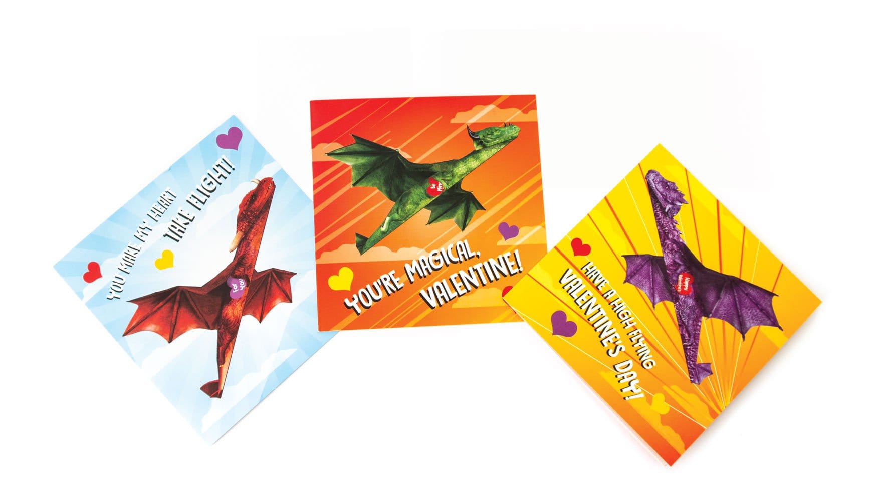  Valentine Cards Set - Flying Dragon、mySite、ghnorth