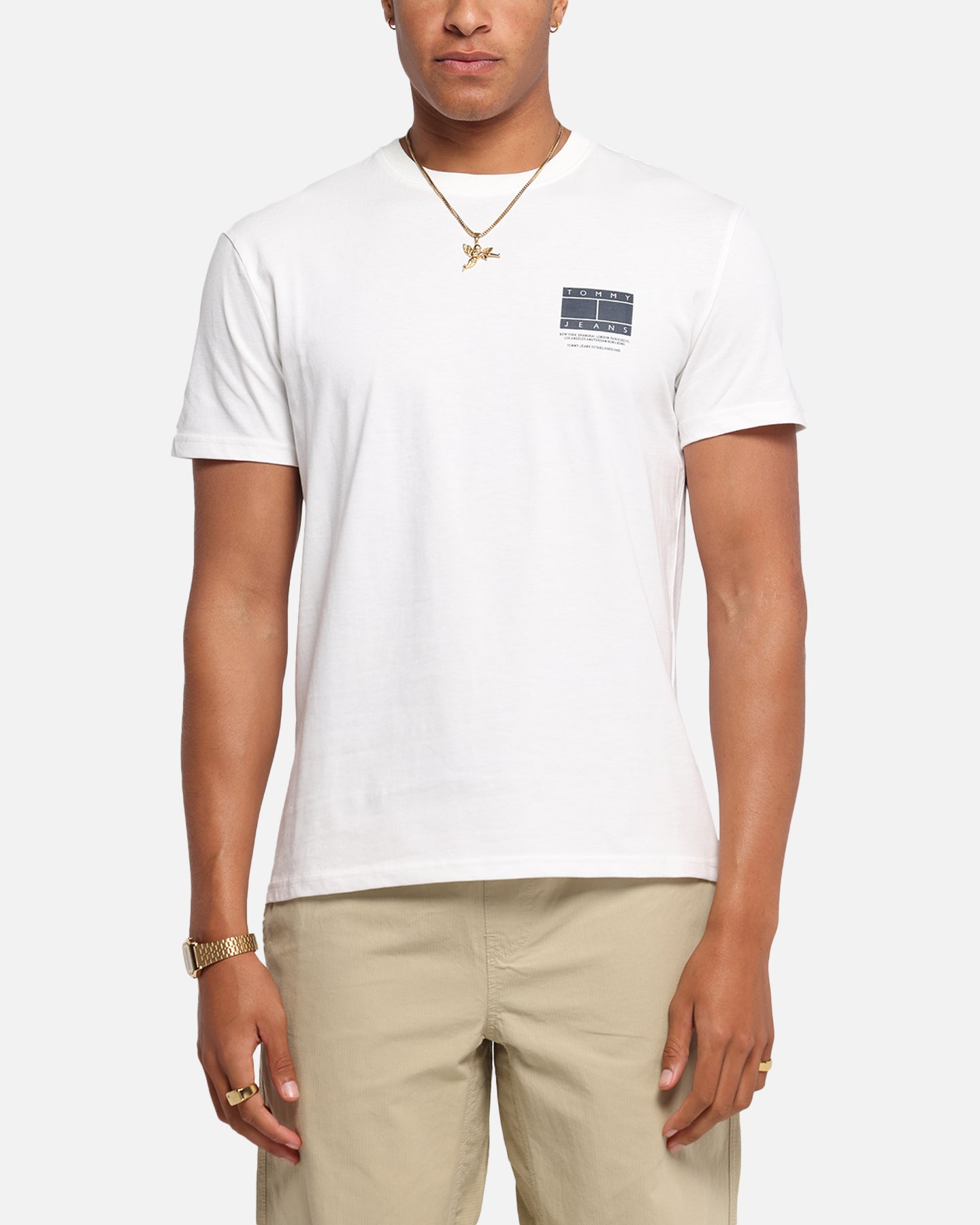 Tommy Jeans Regular DNA Graphic T-Shirt Ecru、mySite、zt4zffjzw