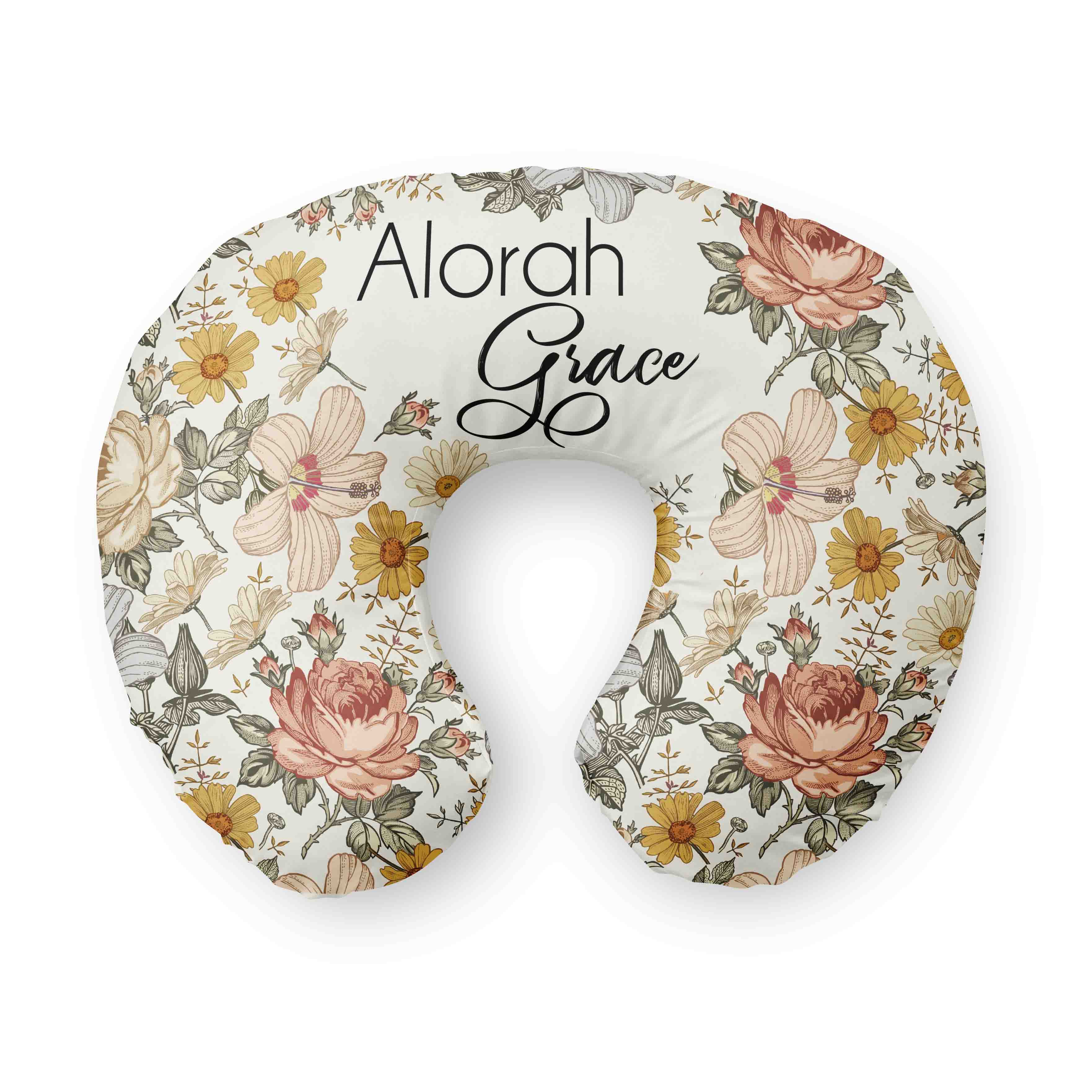  Personalized Nursing Pillow Covers | Peyton's Vintage Floral、mySite、layawaytickets