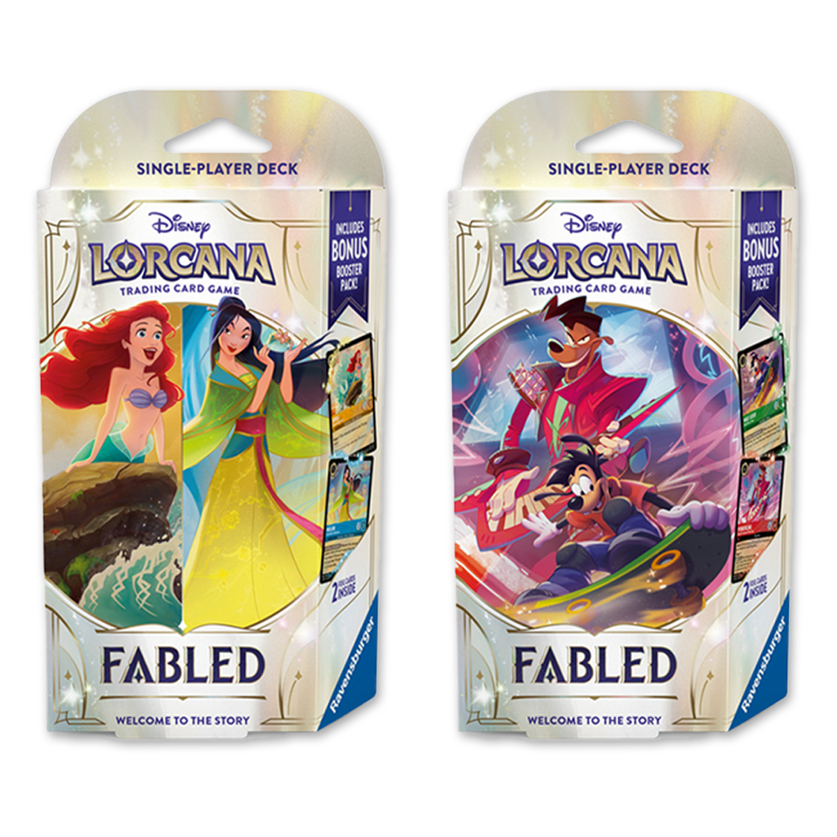 Lorcana TCG: Fabled: Starter Decks、mySite、waistdrama