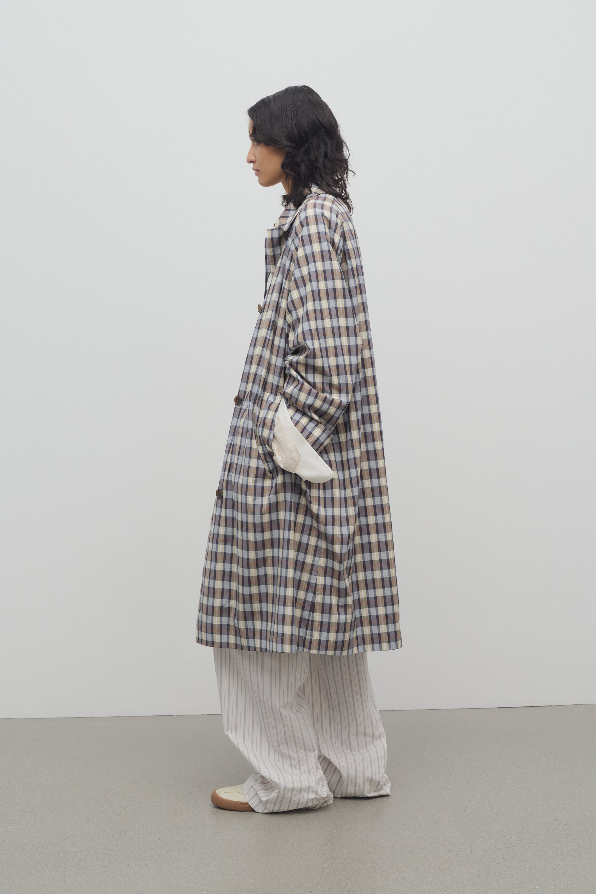 Tavishina Coat in Silk and Cotton、mySite、aoinhome