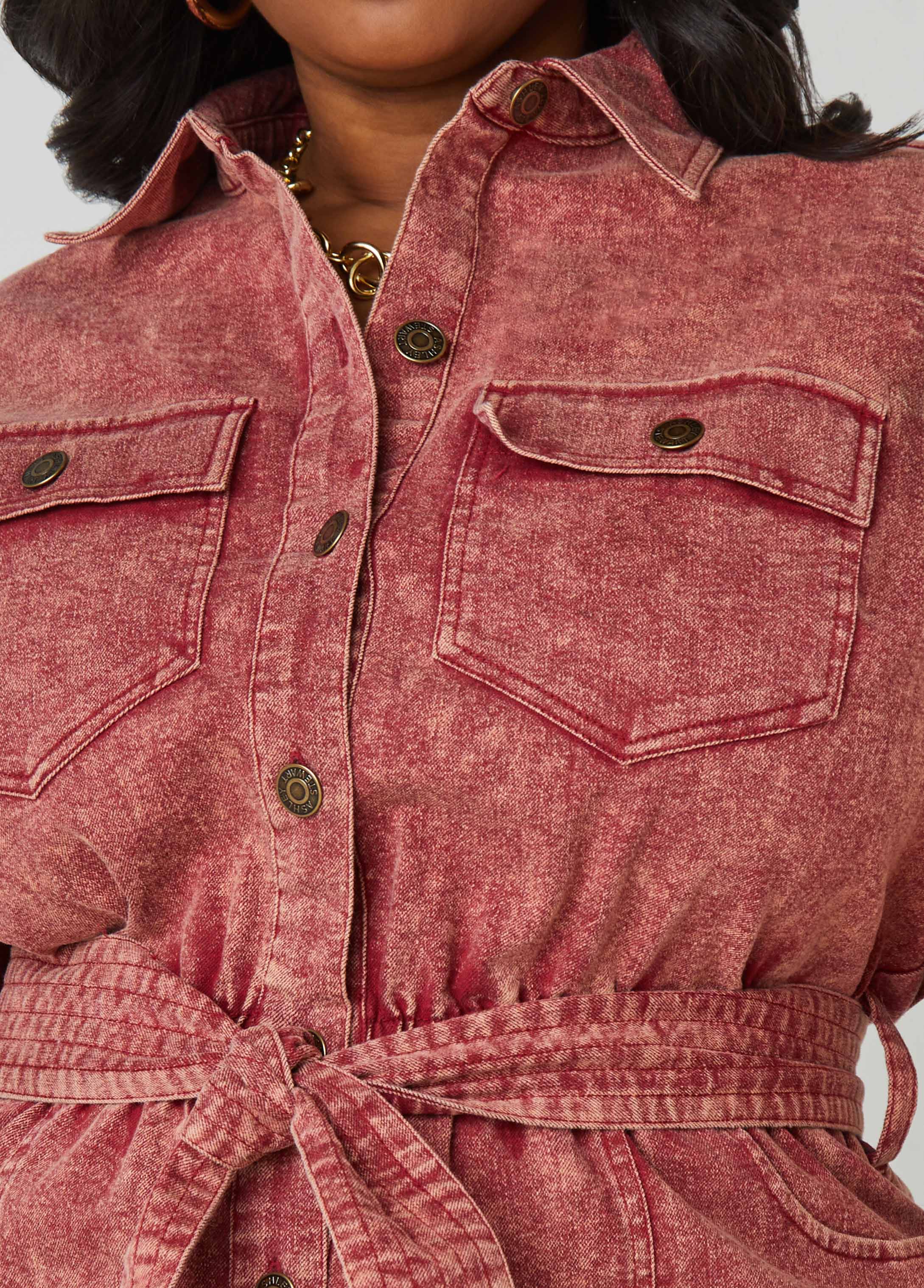 Stonewash Denim Shirtdress、mySite、bengalsvssteelers