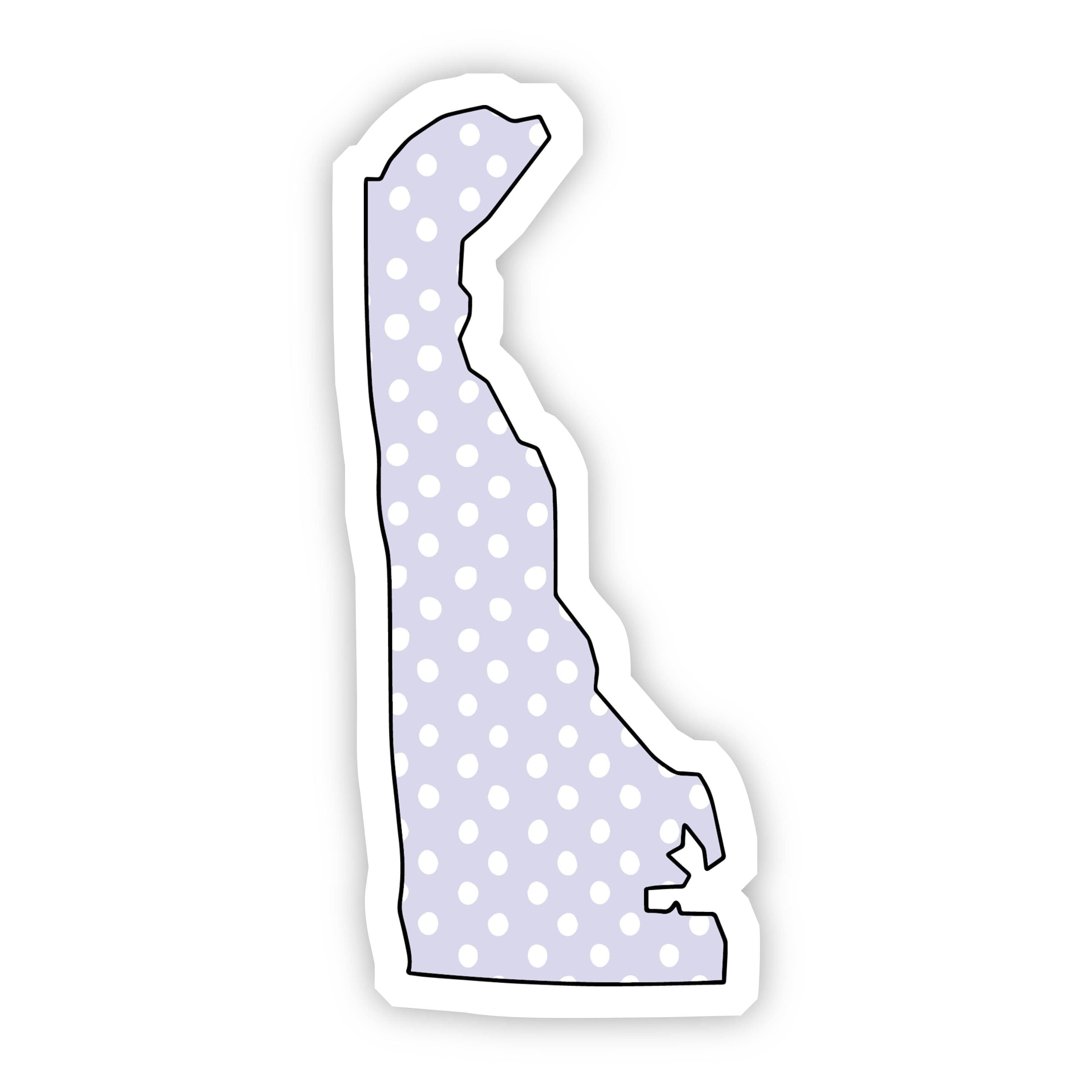  Delaware Polka Dot Sticker、mySite、elrpsem3k