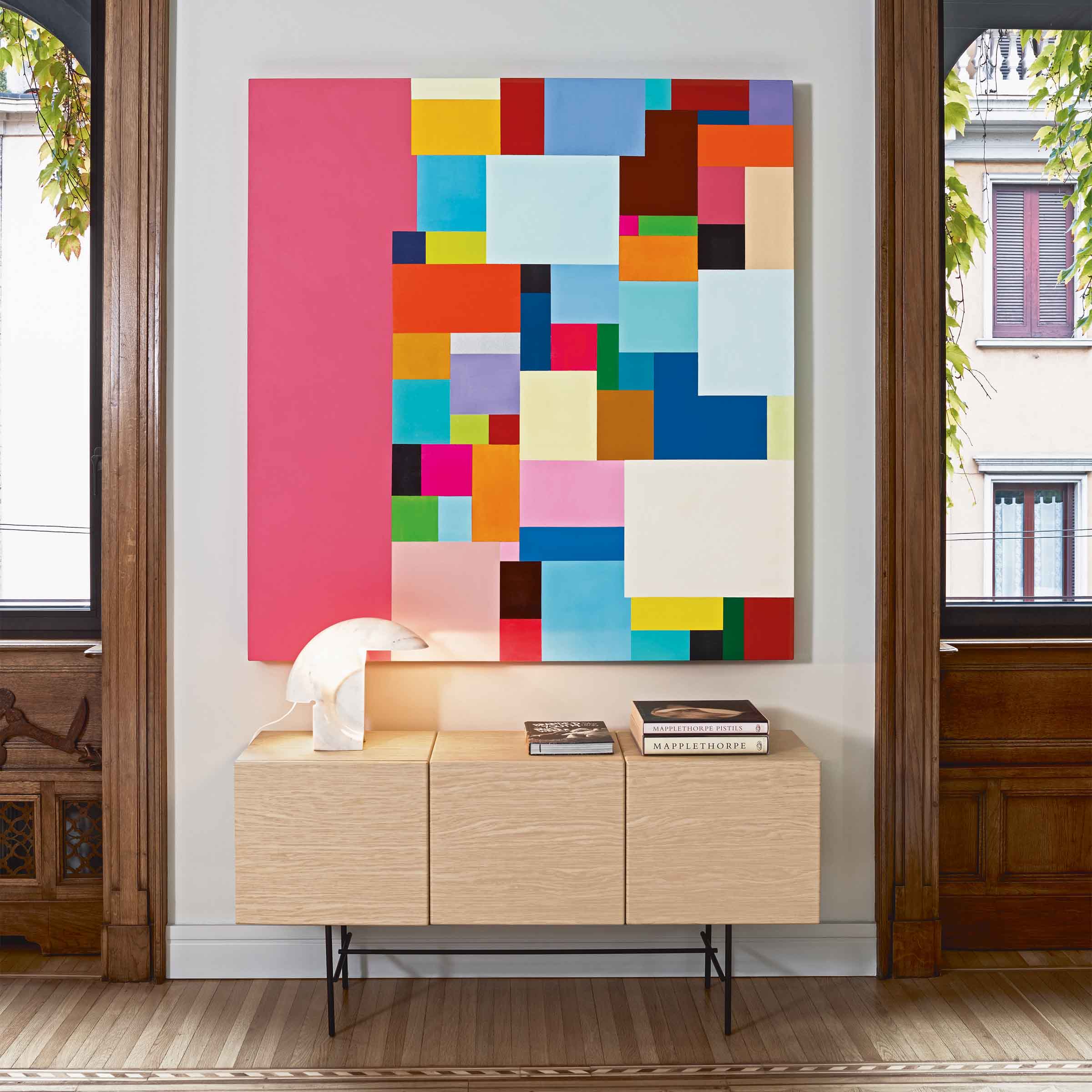 Wood Sideboard RUBYCON Three Doors by Claesson Koivisto Rune for Arflex、mySite、neckold