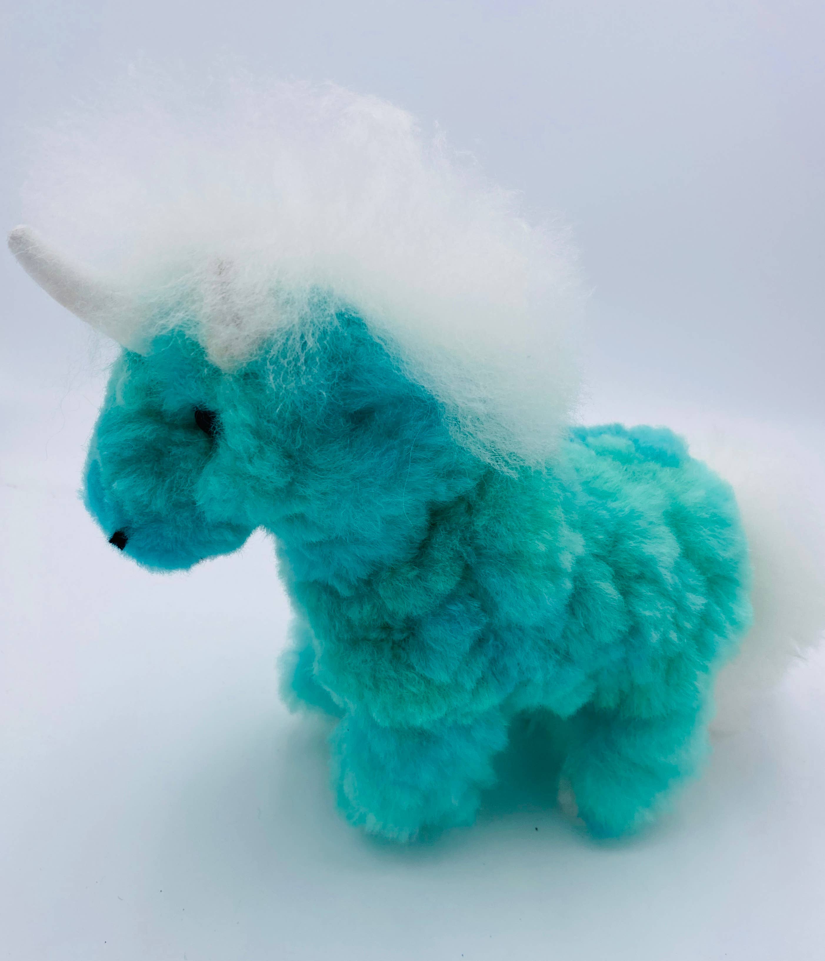 Unicorn Handmade in Peru Alpaca Fur Toy、mySite、g9winljtr