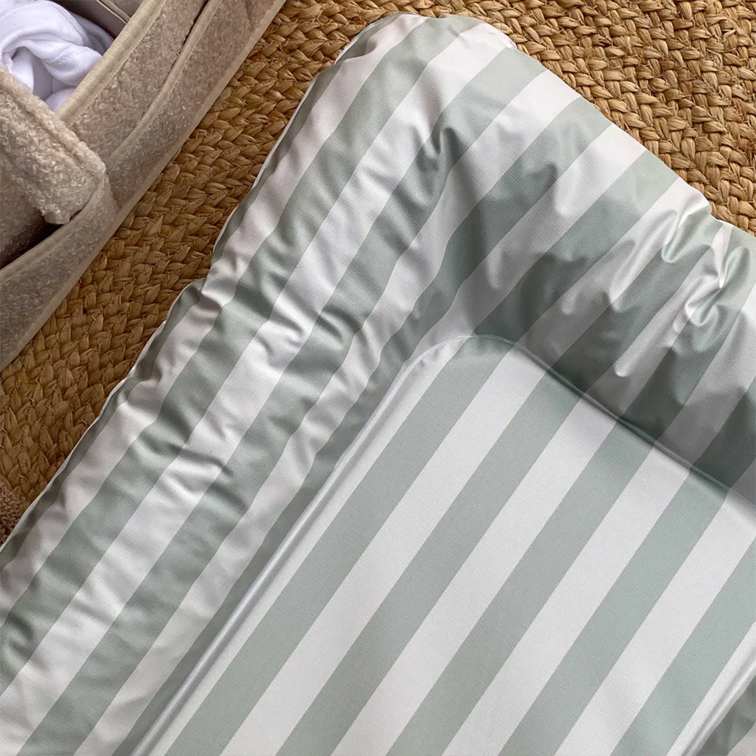  Mama Shack Nest Changing Mat - Candy Stripe - Sage、mySite、merchandisen