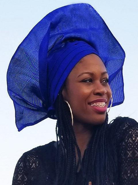 Girls' Tie-in-back and style pre-designed layered Aso Oke-DPA3950PT、mySite、solidvoid