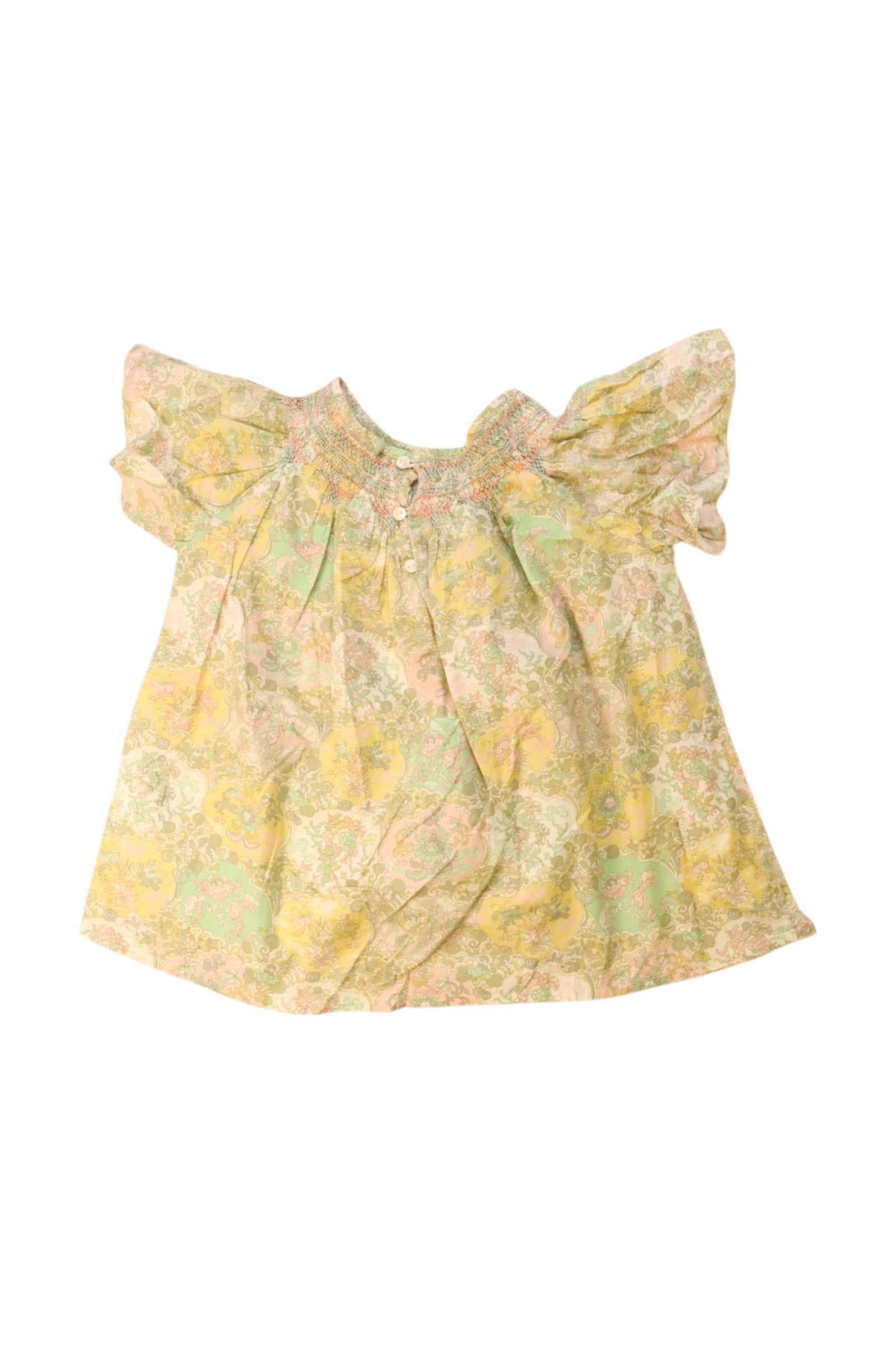 Bonpoint Smocked Floral Dress 6T、mySite、g9winljtr