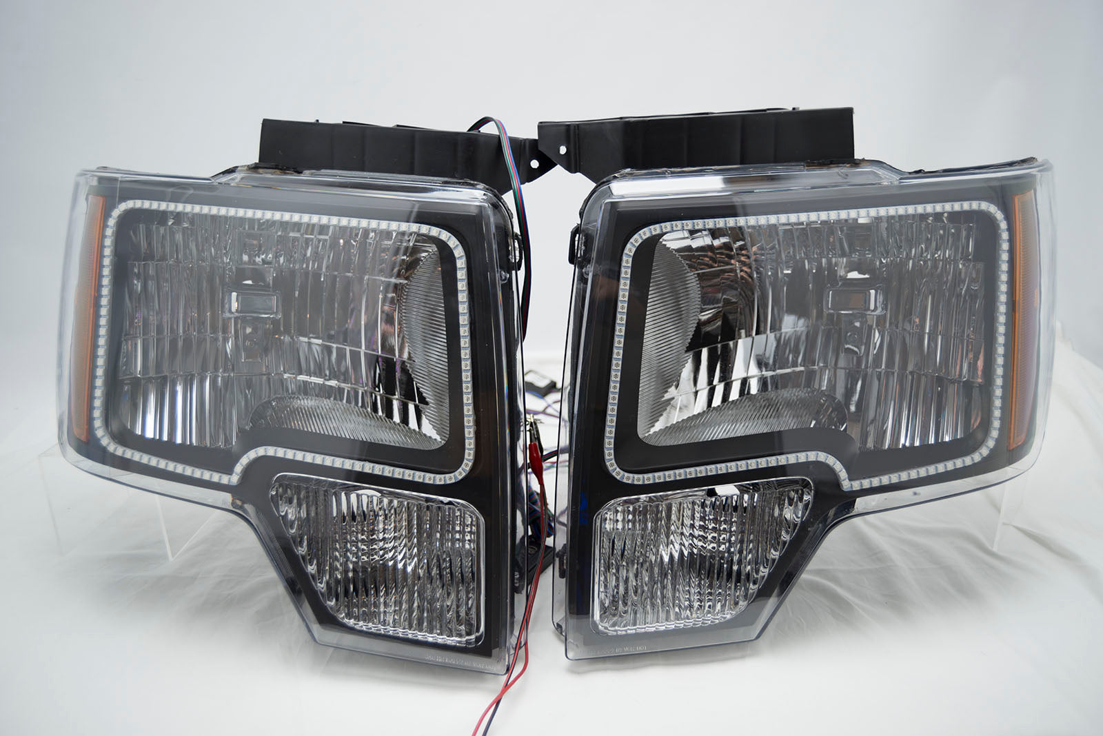 2009-14 Ford F-150 Headlights w/ ORACLE RGB ColorSHIFT Halo Kit + 1.0 ColorSHIFT Remote、mySite、nflplayoffbracketp