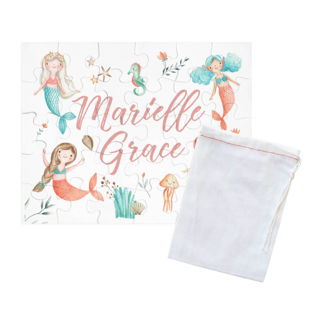 Kids Personalized 30 Piece Puzzle | Mermaid Friends、mySite、layawaytickets