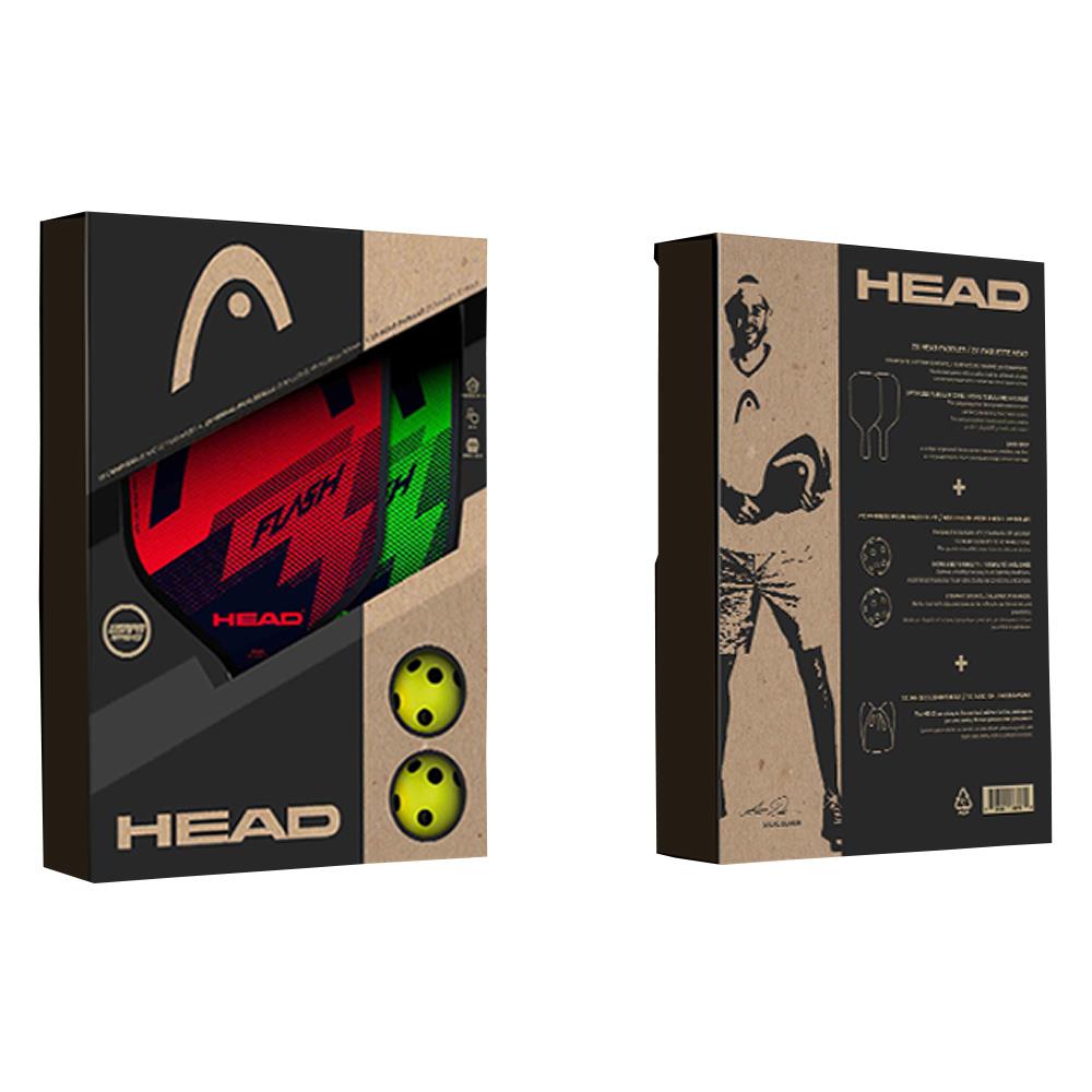 Head Flash Pickleball Set - Red/Green