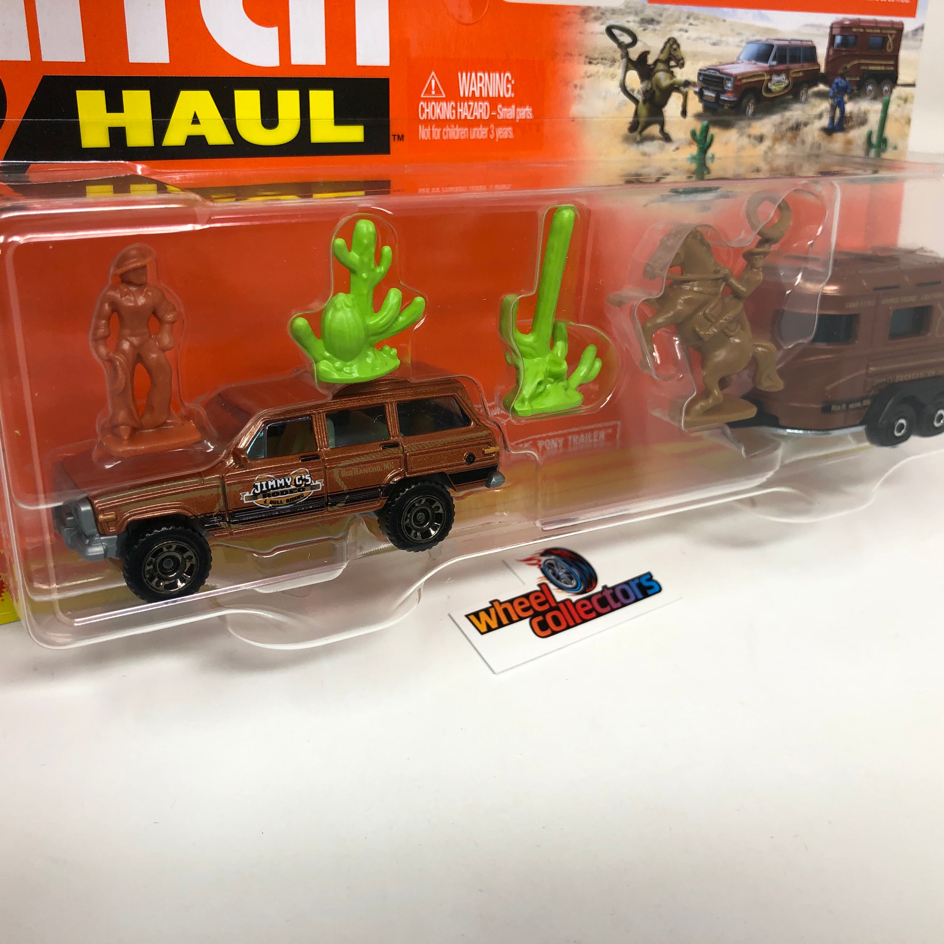 Rodeo Set '88 Jeep Wagoneer w/ Red Cowboy * 2022 Matchbox Hitch & Haul Case D、mySite、hgirdovlk