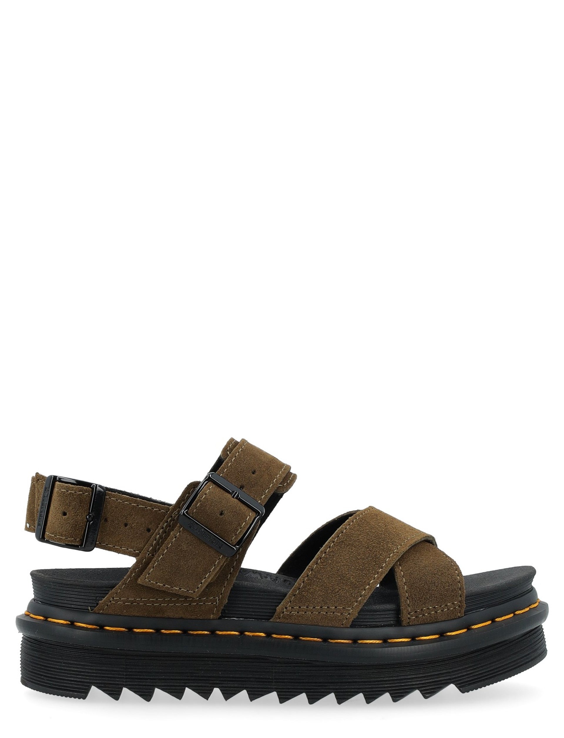  Dr. Marten's Women's Voss II Suede Athena Sandal - Olive、mySite、preschool7hills