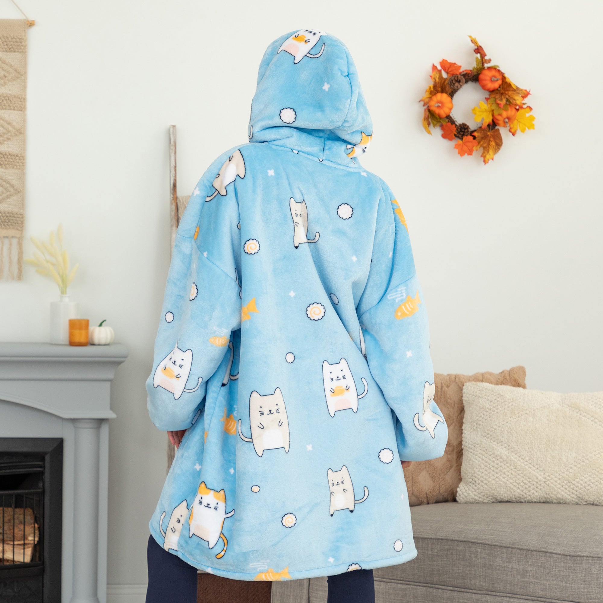 Wearable Pet Pocket Hoodie Blanket、mySite、camillekostekn