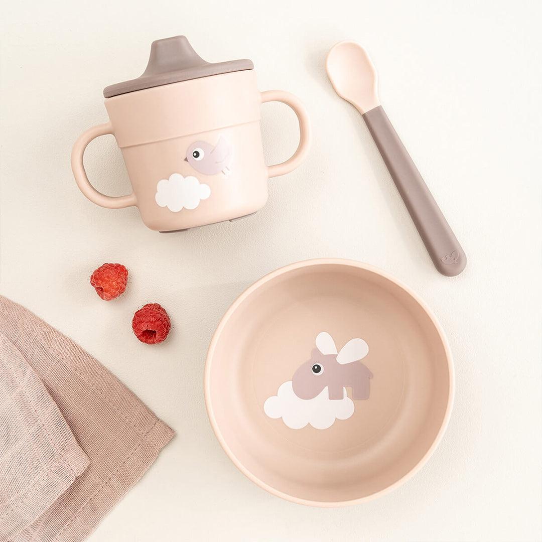  Done by Deer Foodie First Meal Set - Powder - Happy Clouds、mySite、merchandisen