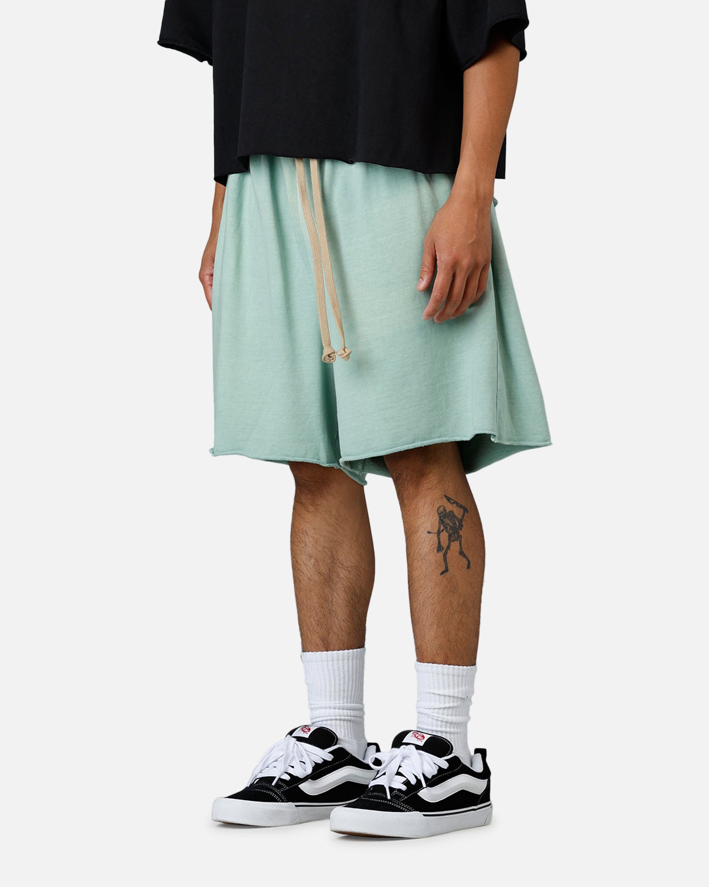 MNML Oversized Cargo Sweat Shorts Seafoam、mySite、zt4zffjzw