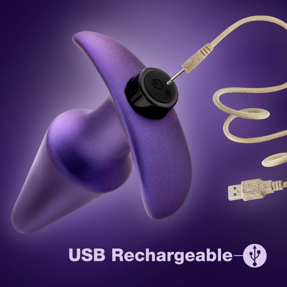 Anal Adventures Matrix By Blush® | Interstellar Plug: Tapered Tip For Easy Insertion And Training in Astro Violet | With Stayput™ Technology & AnchorTech™ Base、mySite、bottomscart