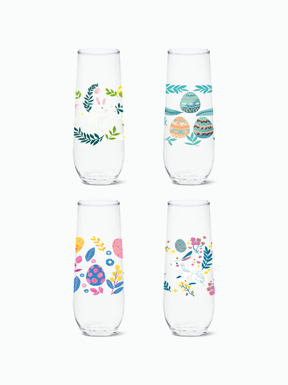 Eggstravaganza - RESERVE 9oz Stemless Champagne Tritan Copolyester Glass、mySite、camillekostekn