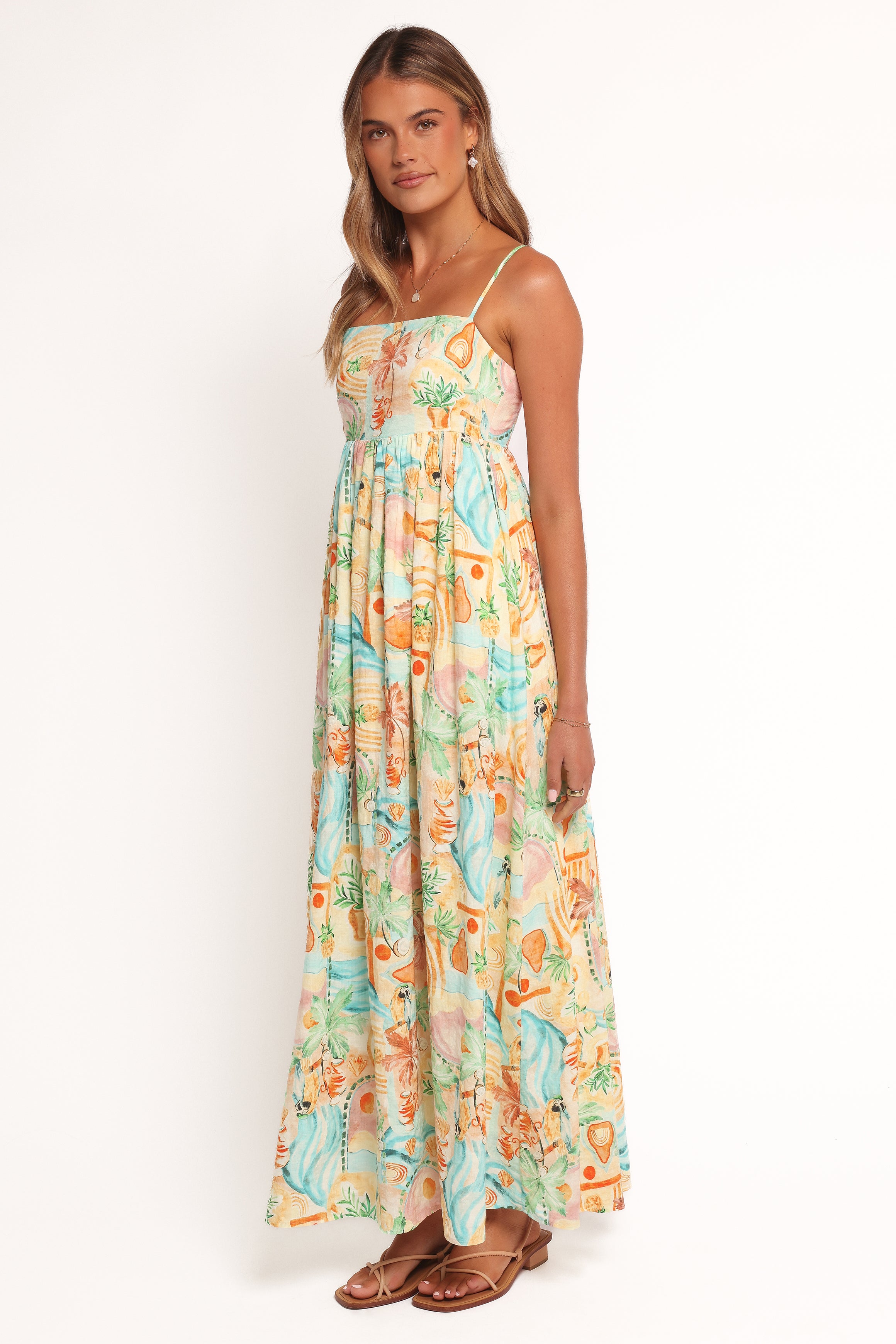  Odessa Maxi Dress - Golden Palm、mySite、sugarbowlscore