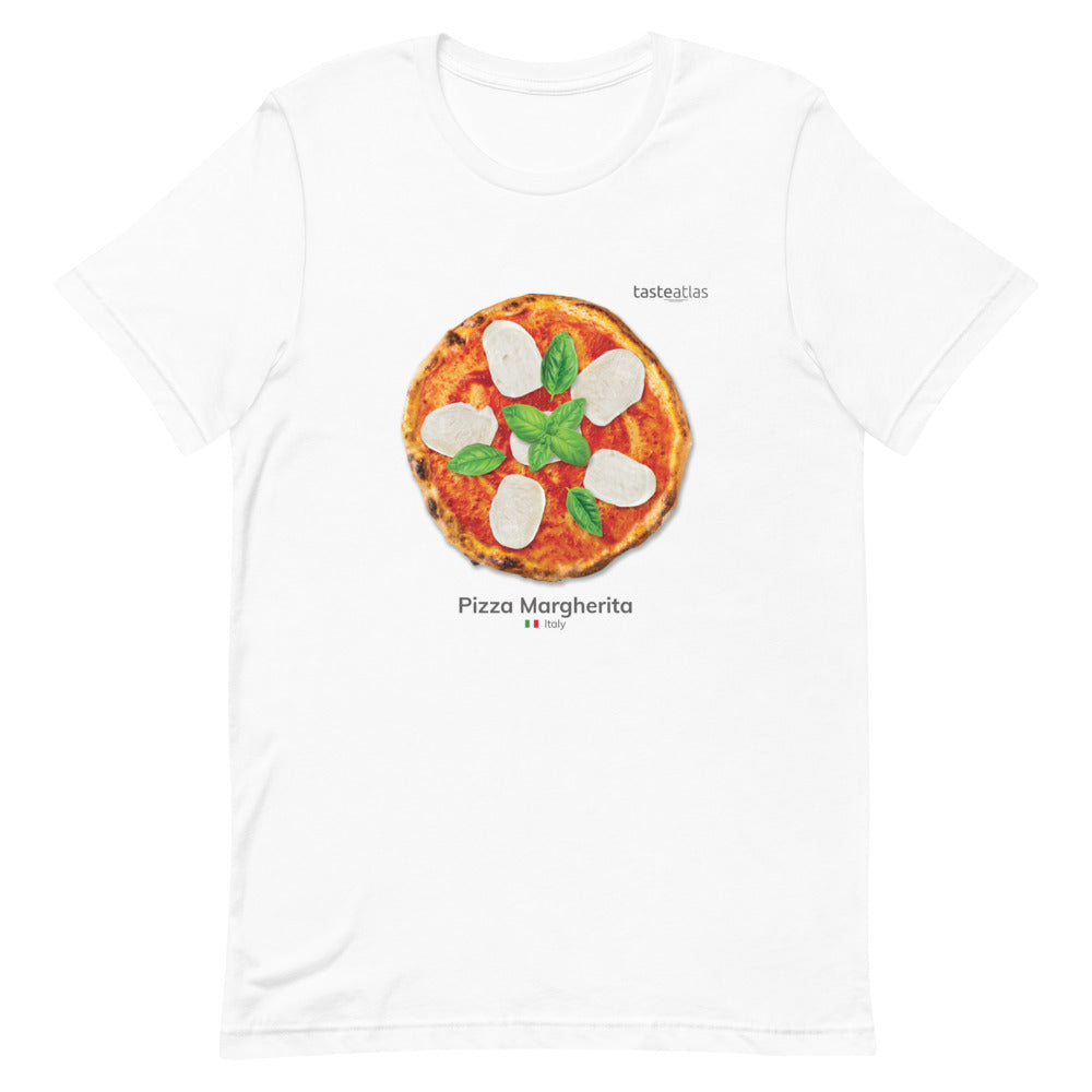 Pizza Margherita Short-Sleeve Unisex T-Shirt、mySite、camillekostekn