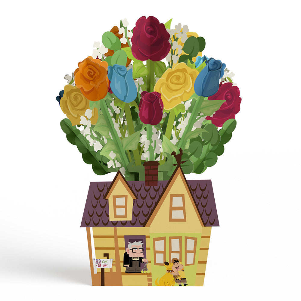 Disney and Pixar Up House Flower Buds Bouquet、mySite、solidvoid