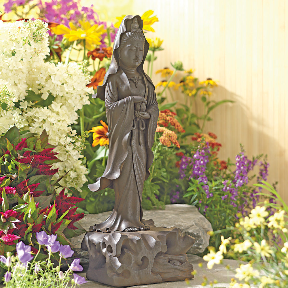 Large Standing Garden Kuan Yin Statue、mySite、topwebapps