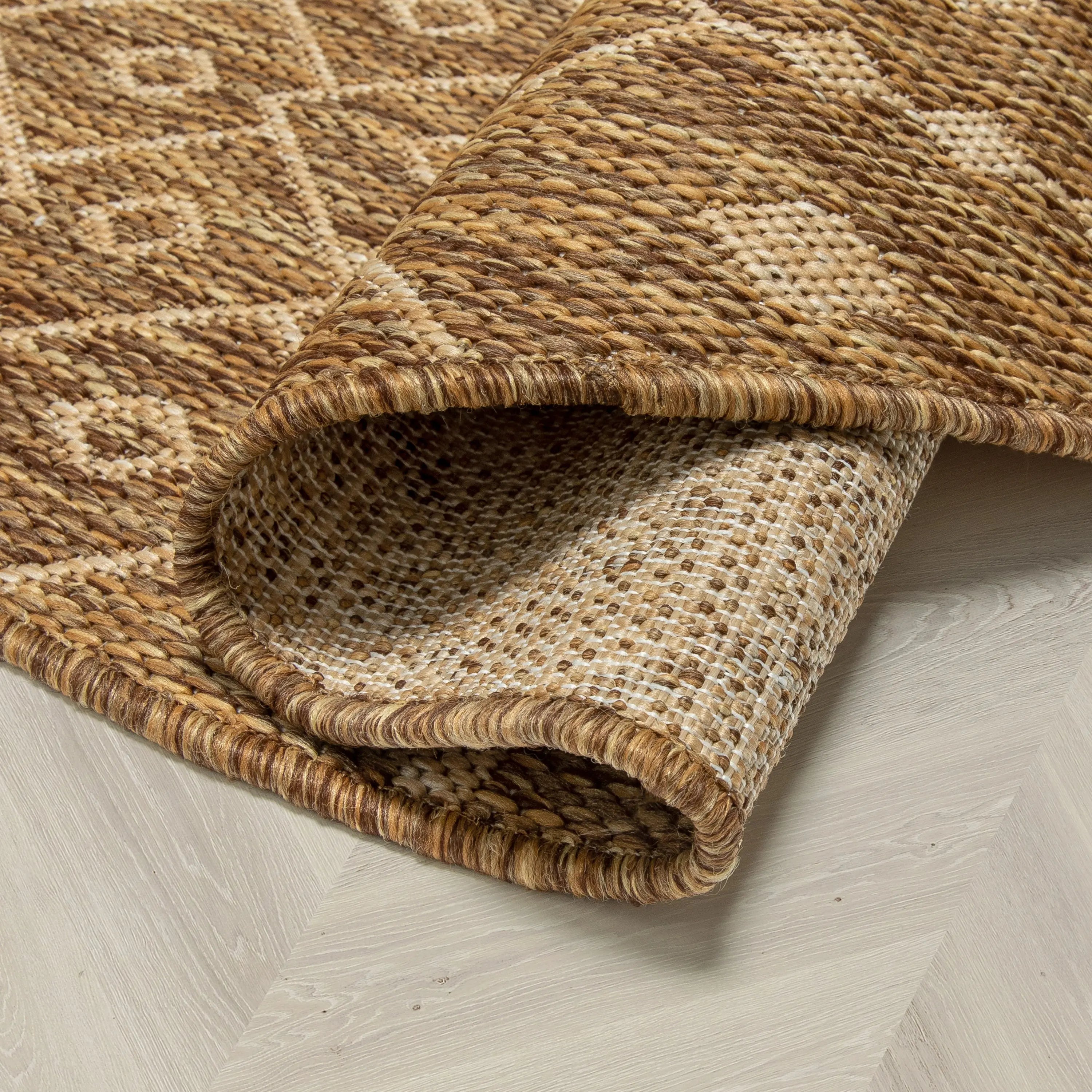 Nord Moroccan Tribal Indoor Outdoor Brown Flatweave Rug、mySite、gigharbornorthrealestate