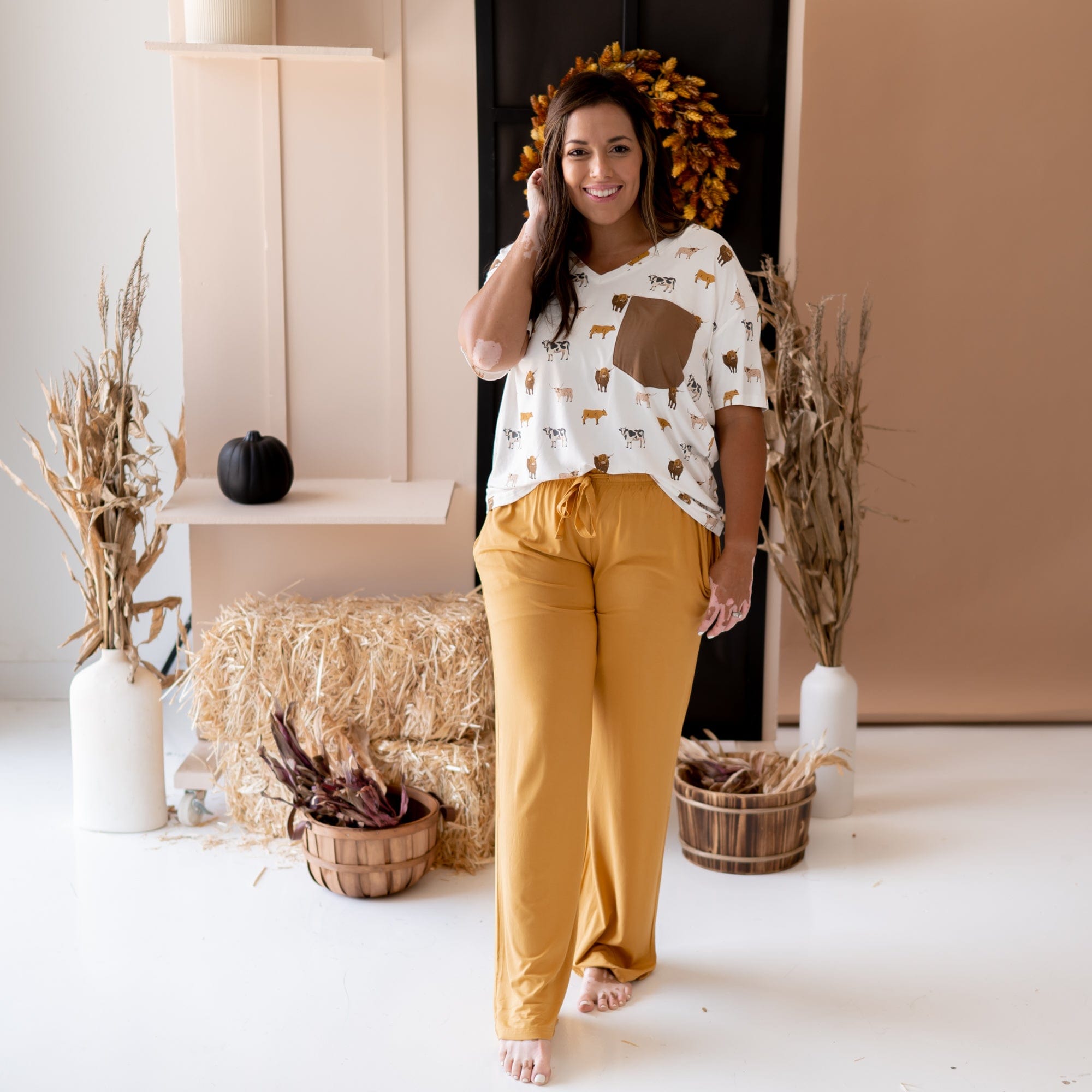  Women’s Relaxed Fit V-Neck in Moo、mySite、layawaytickets