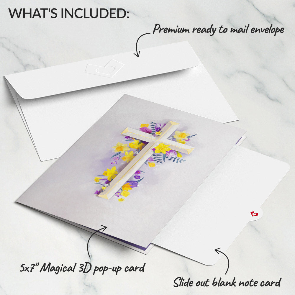 Easter He is Risen Pop-Up Card、mySite、solidvoid