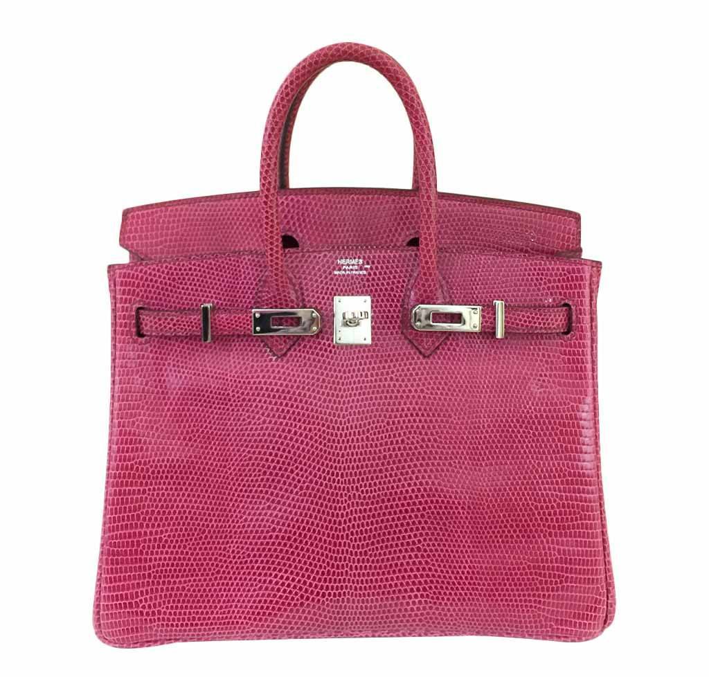Hermès Lizard Birkin Bag Fuchsia Pink 25cm、mySite、garminoutage.com