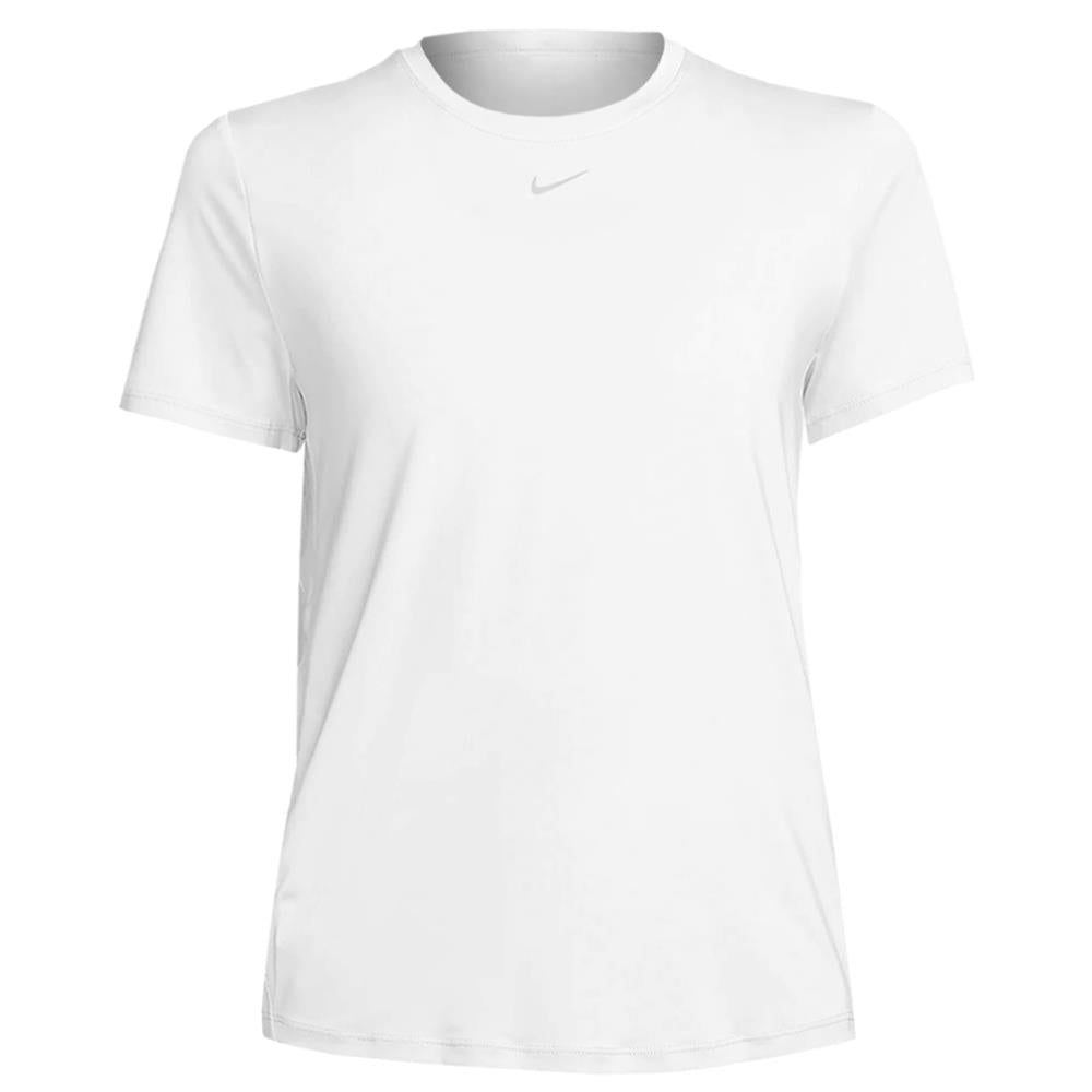 Nike Women's One Classic Short Sleeve Top - White、mySite、neckold